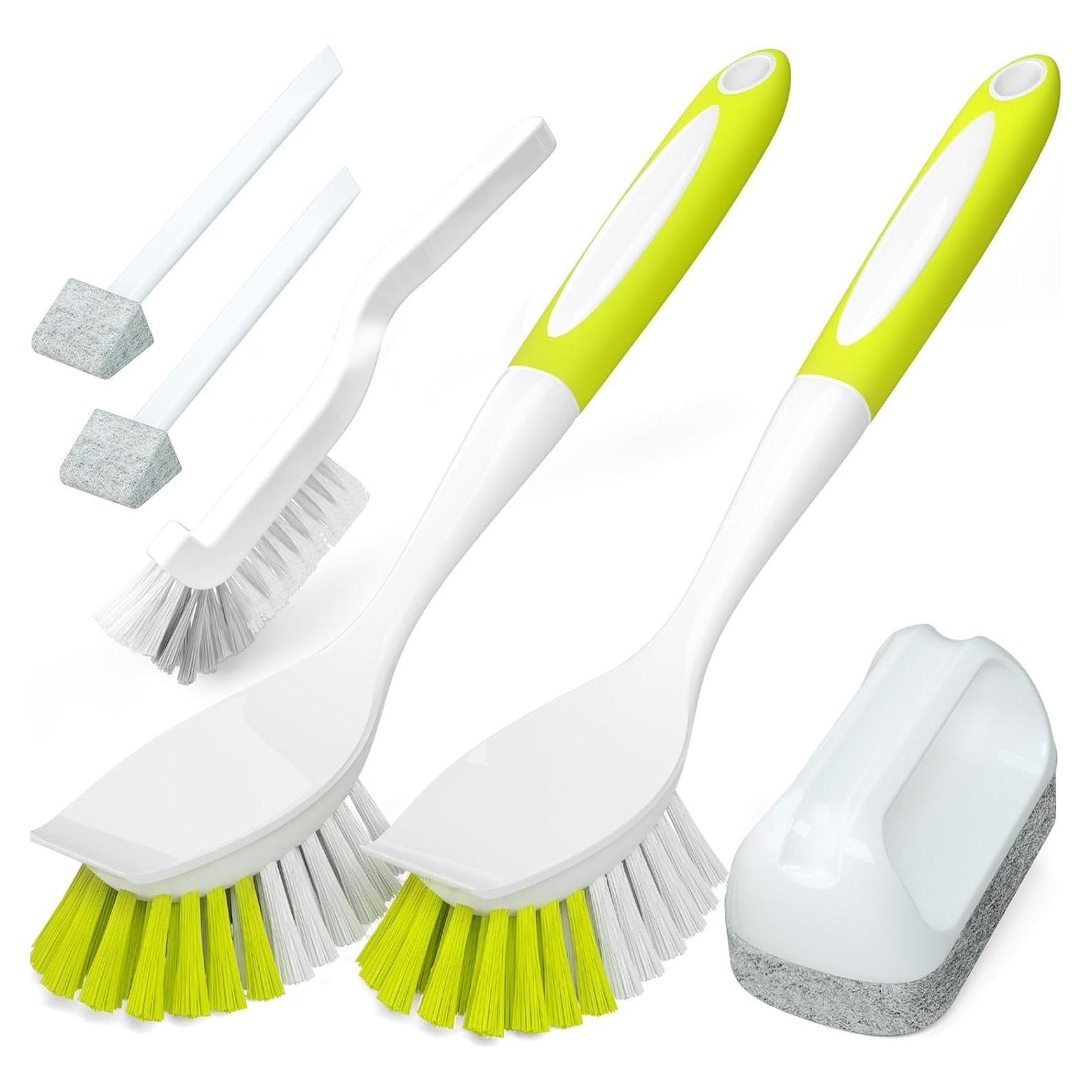 Conjunto de Cepillos de Limpieza Holikme 6 Piezas Amarillo