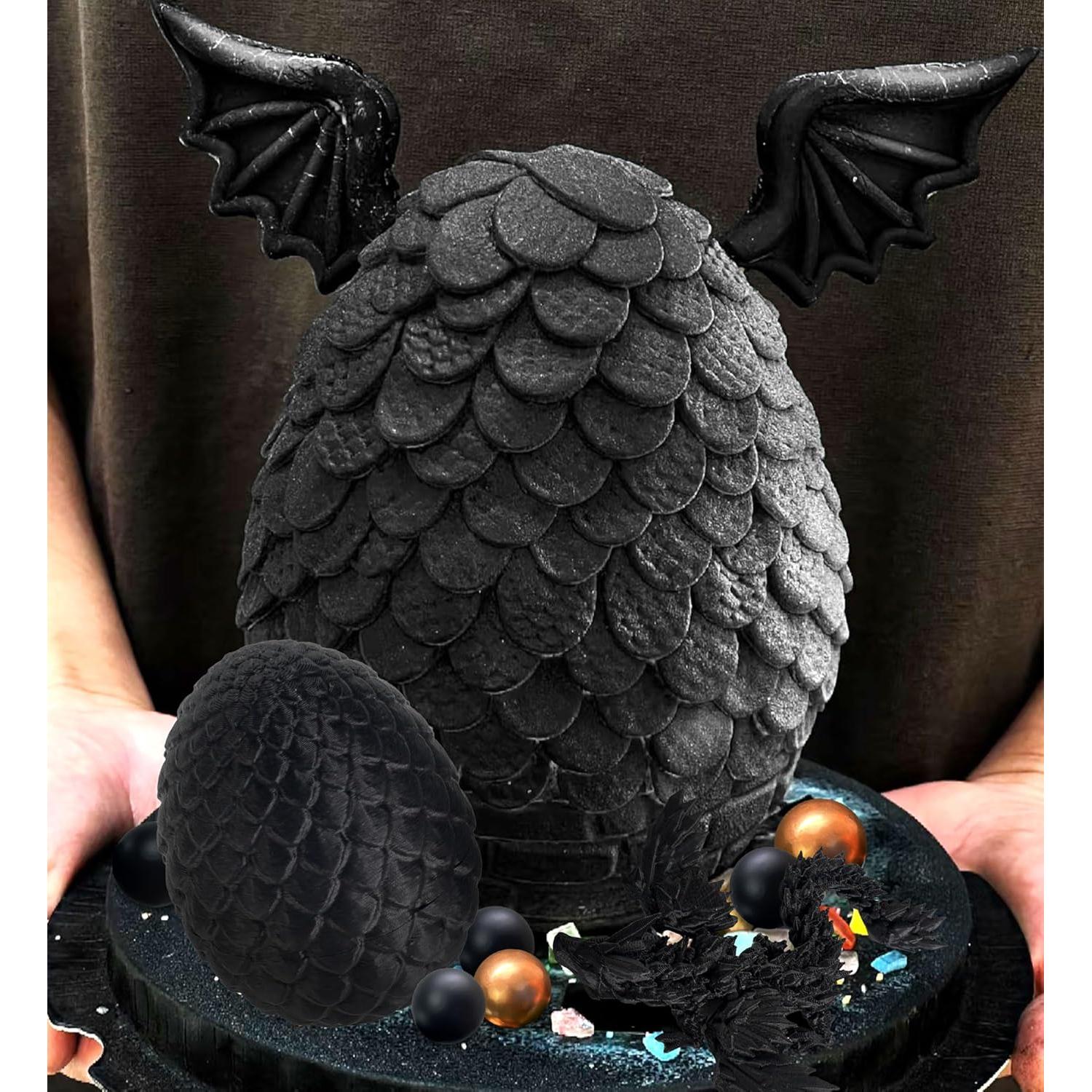 Huevo de Dragón 3D Decoración Pastel Fantasía Suministros Fiesta