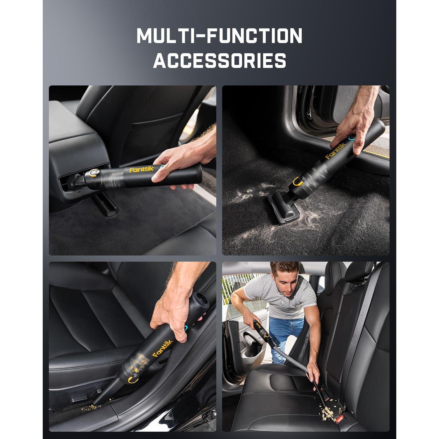 Aspiradora de Coche Fanttik V8 Apex 4-en-1 Inalámbrica
