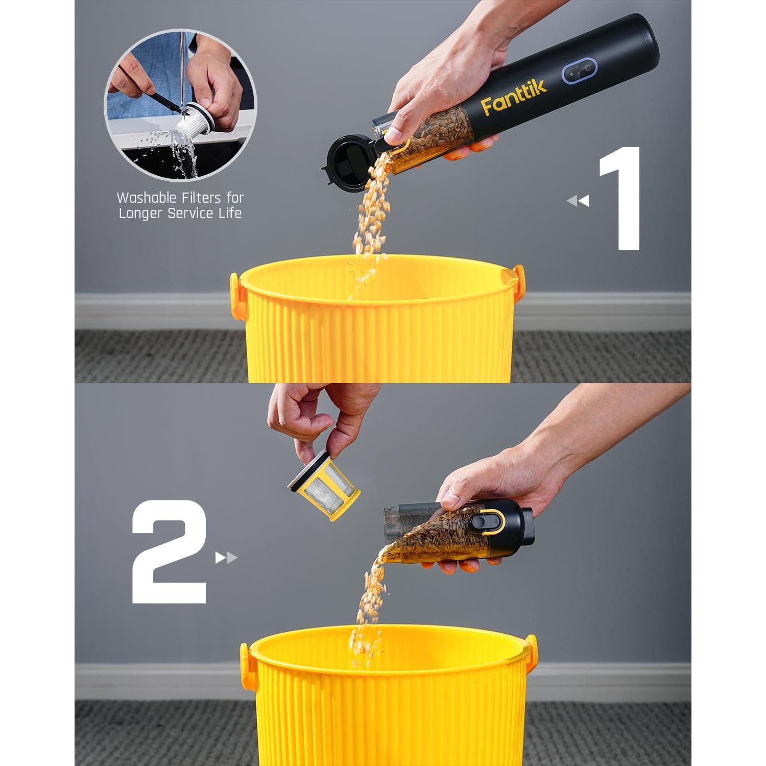 Aspiradora de Coche Fanttik V8 Apex 4-en-1 Inalámbrica