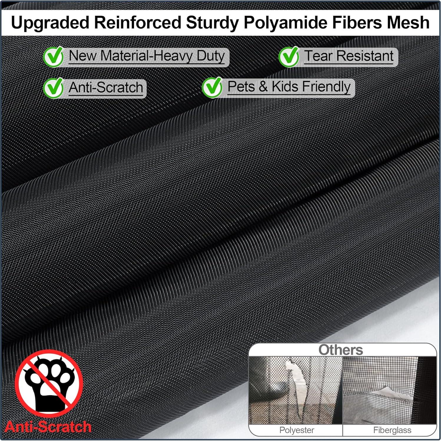 Puerta de Pantalla Magnética Okayavo 36x80 cm Malla Reforzada