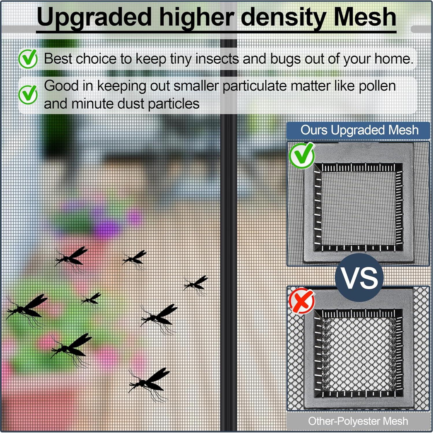 Puerta de Pantalla Magnética Okayavo 36x80 cm Malla Reforzada