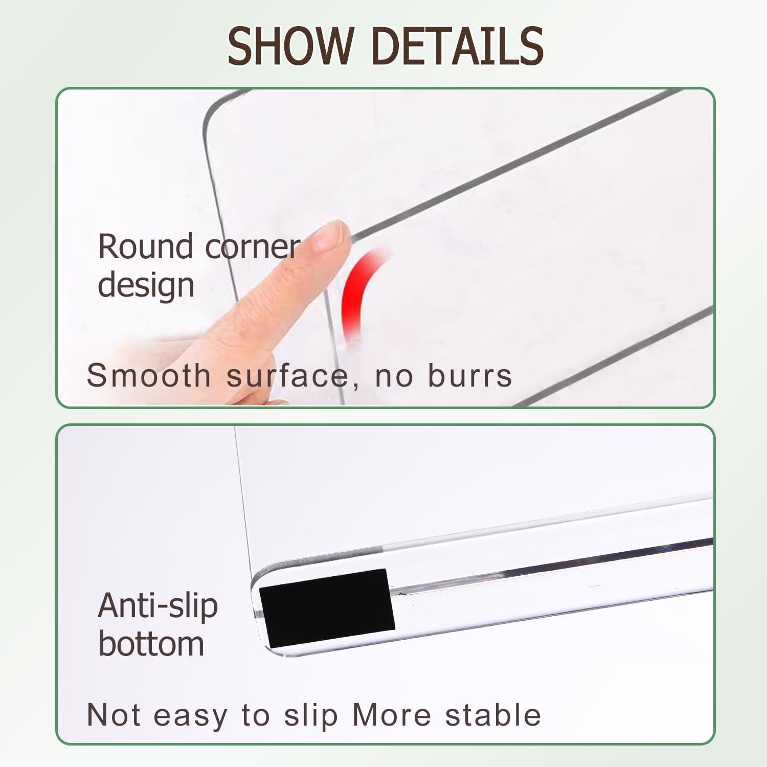 Divisores de Estante Acrílico LILIYAB 12Pcs para Closet