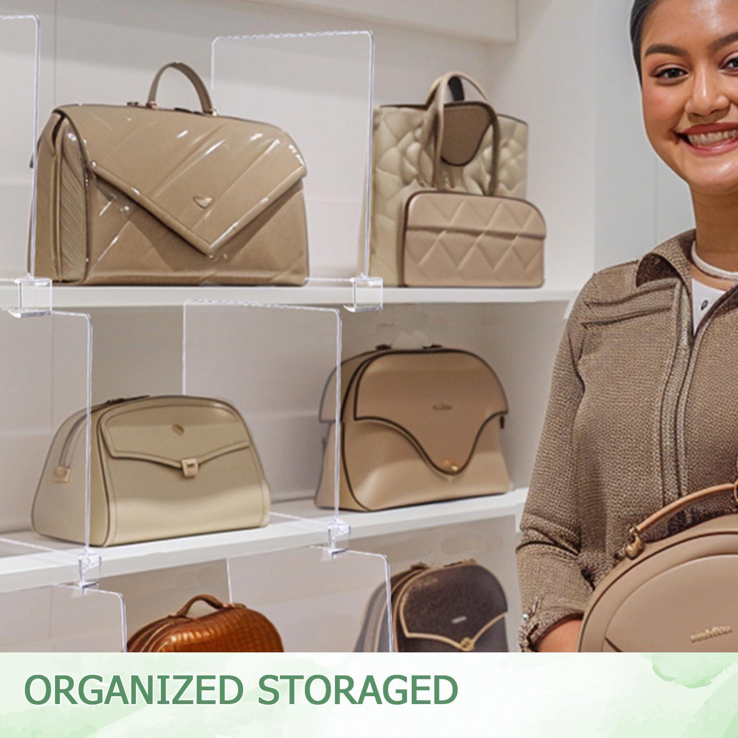 Divisores de Estante Acrílico LILIYAB 12Pcs para Closet