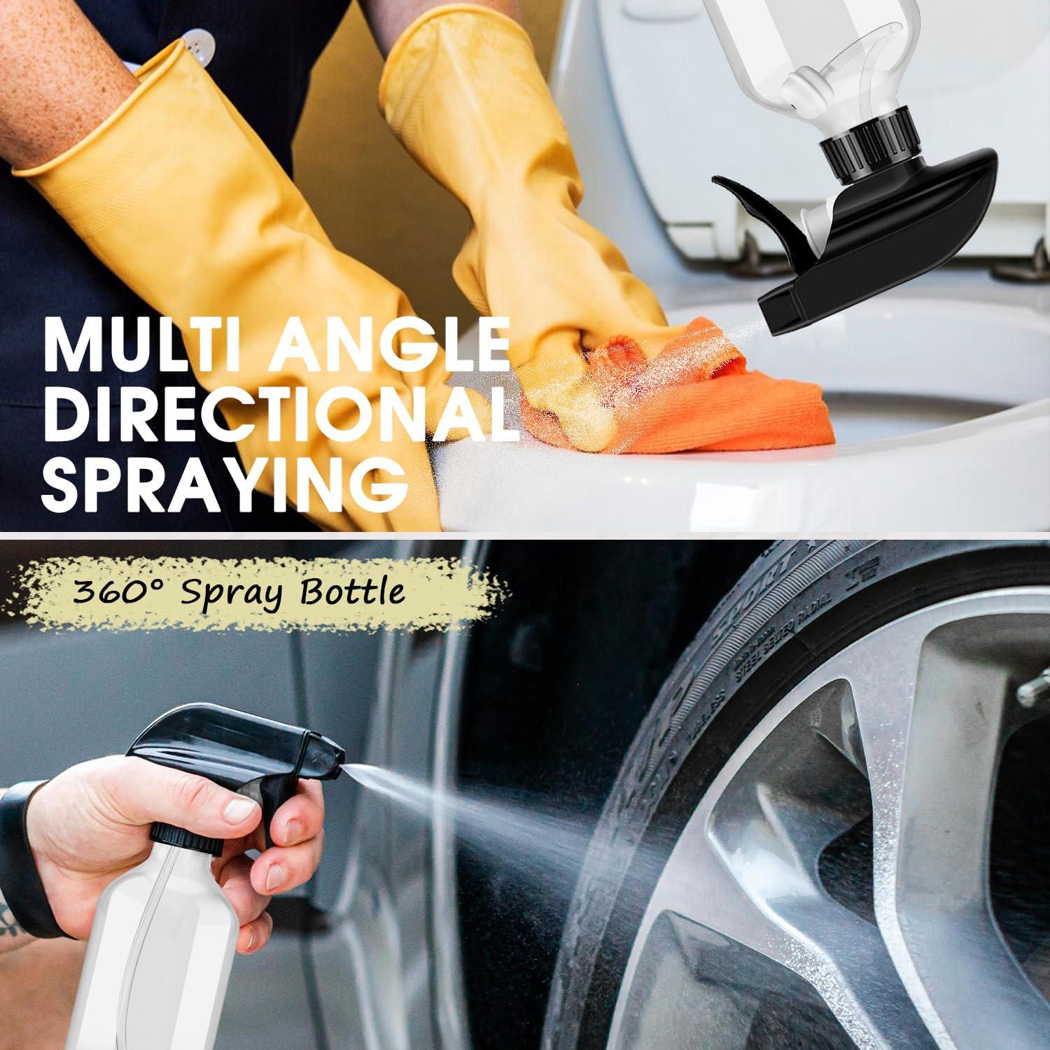 2 Botellas de Spray de Plástico 300 ml AMORIX Ajustable