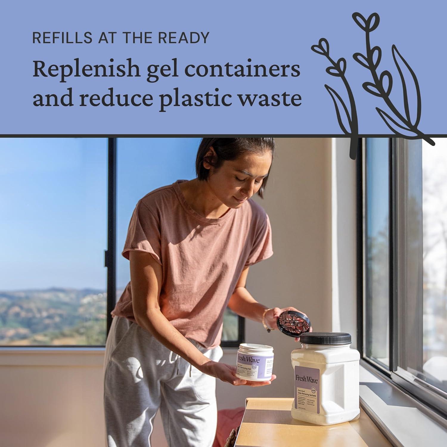 Recarga Gel Eliminador de Olores Fresh Wave Lavanda 1.89L