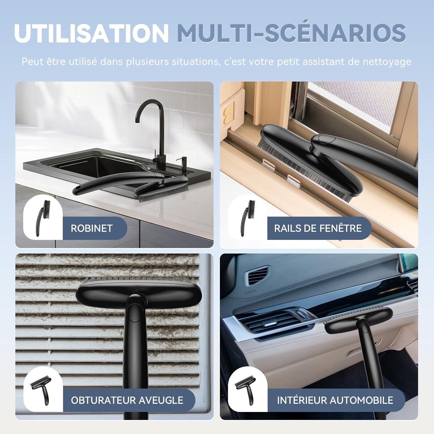 Cepillo Limpiador Rotativo CLEANGOR Rotatebrush R1 - Negro