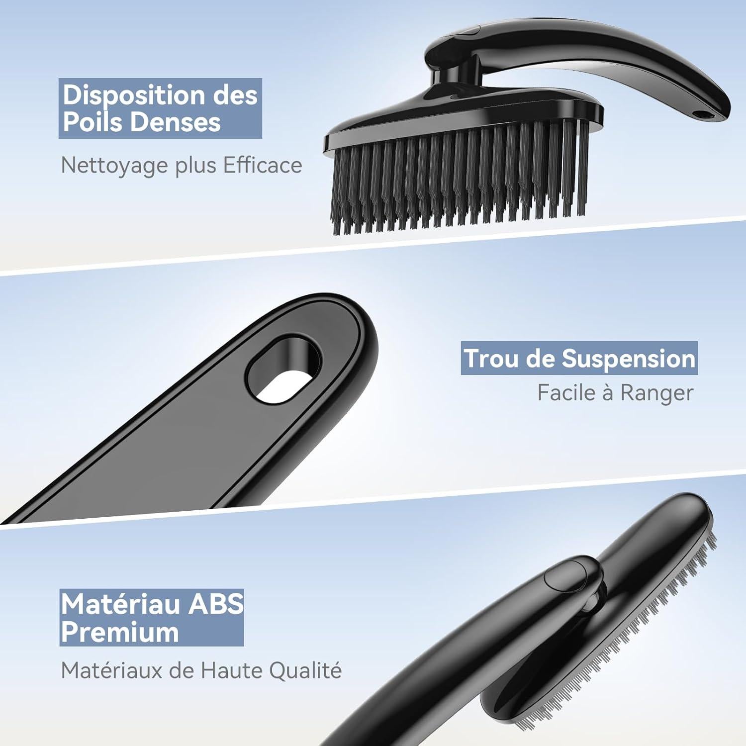 Cepillo Limpiador Rotativo CLEANGOR Rotatebrush R1 - Negro