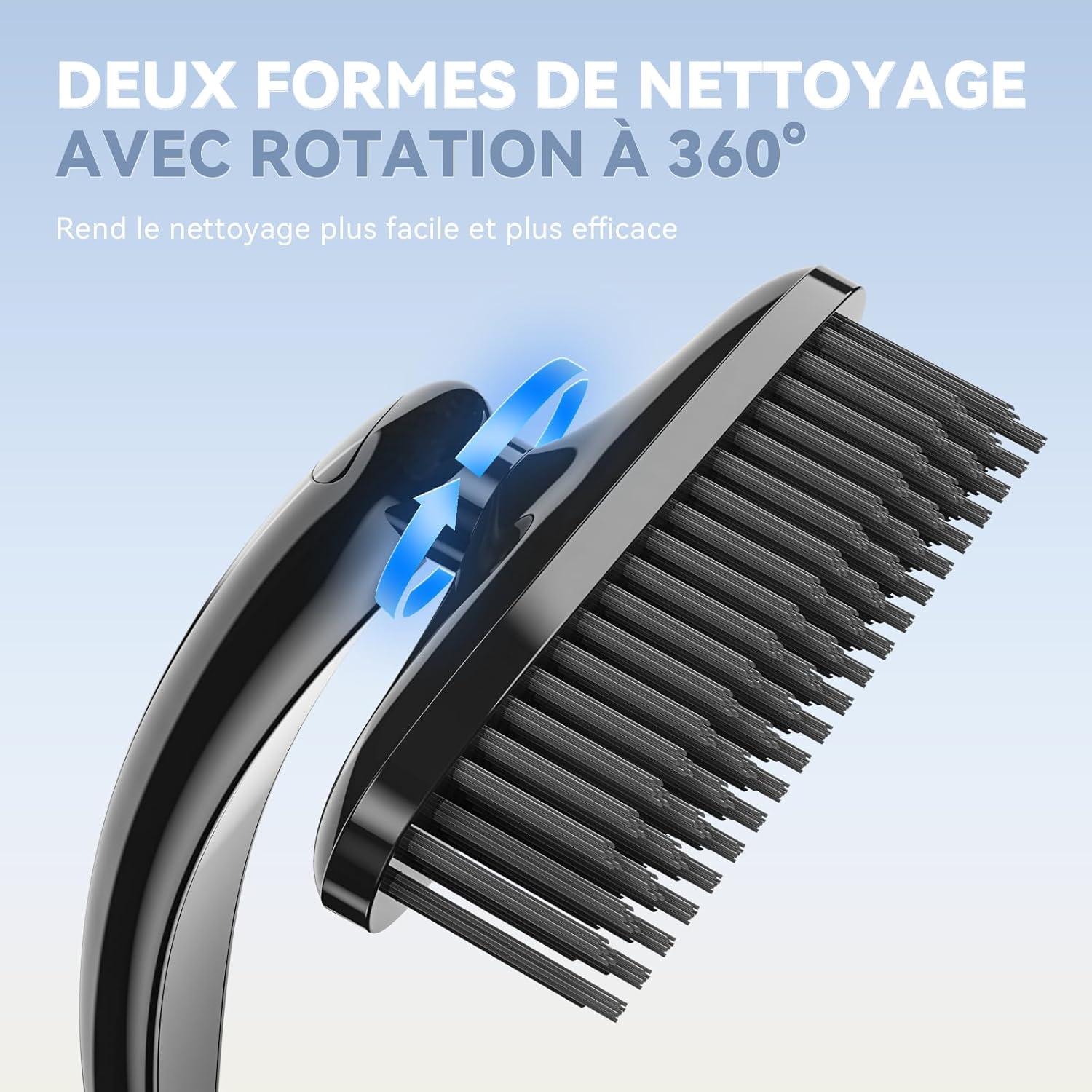 Cepillo Limpiador Rotativo CLEANGOR Rotatebrush R1 - Negro