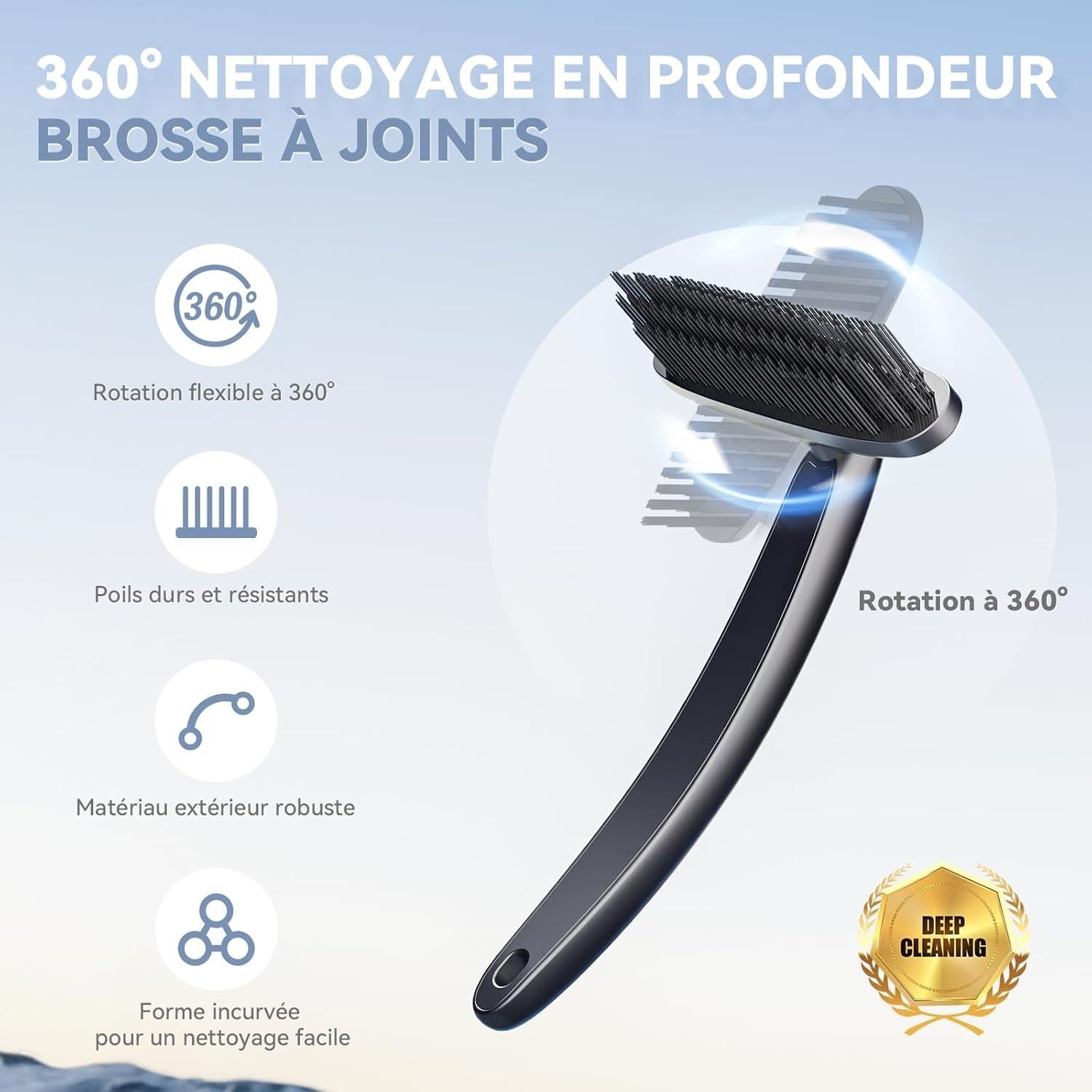 Cepillo Limpiador Rotativo CLEANGOR Rotatebrush R1 - Negro