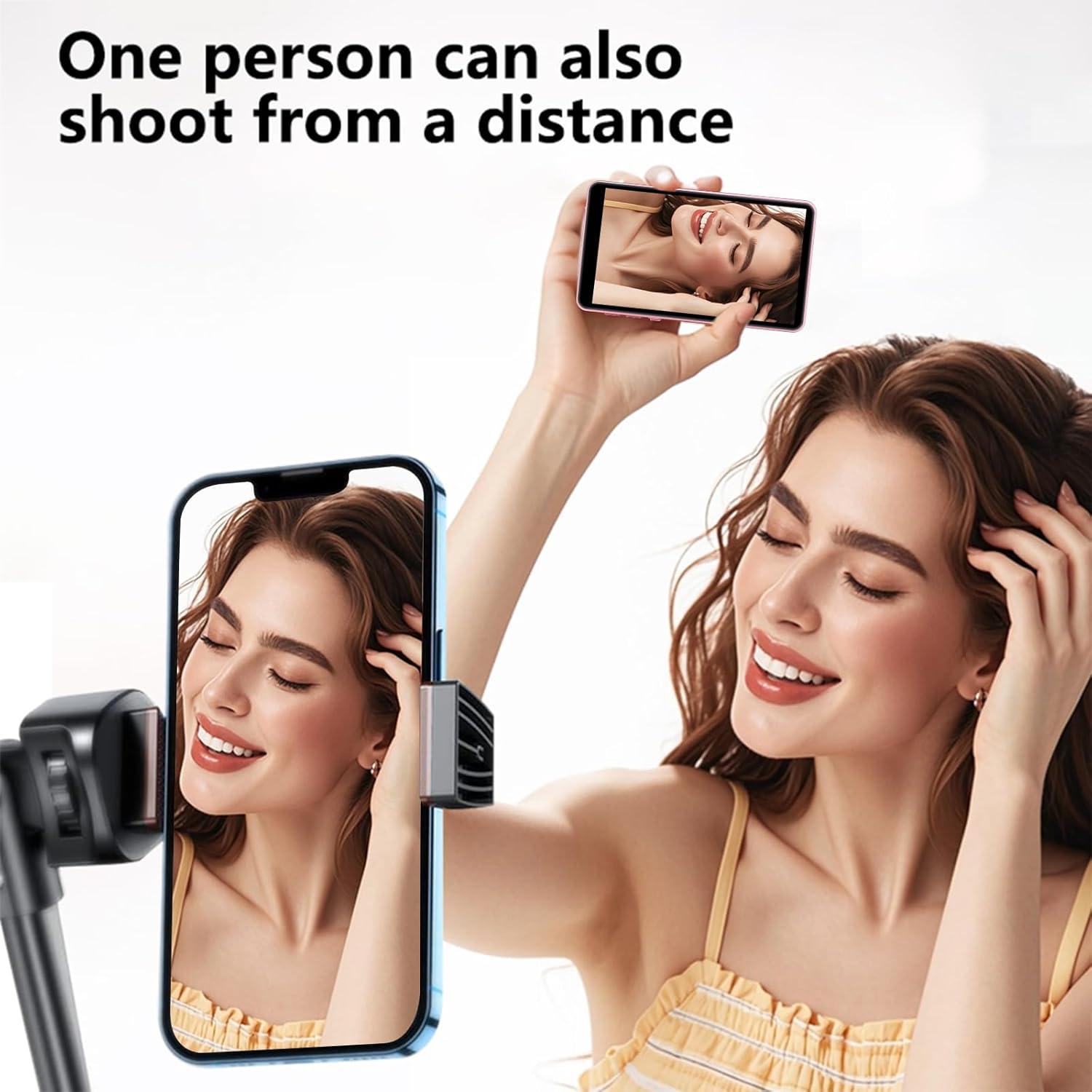 Monitor de Vlog Magnético 4K Rosa para Teléfono iPhone/Android