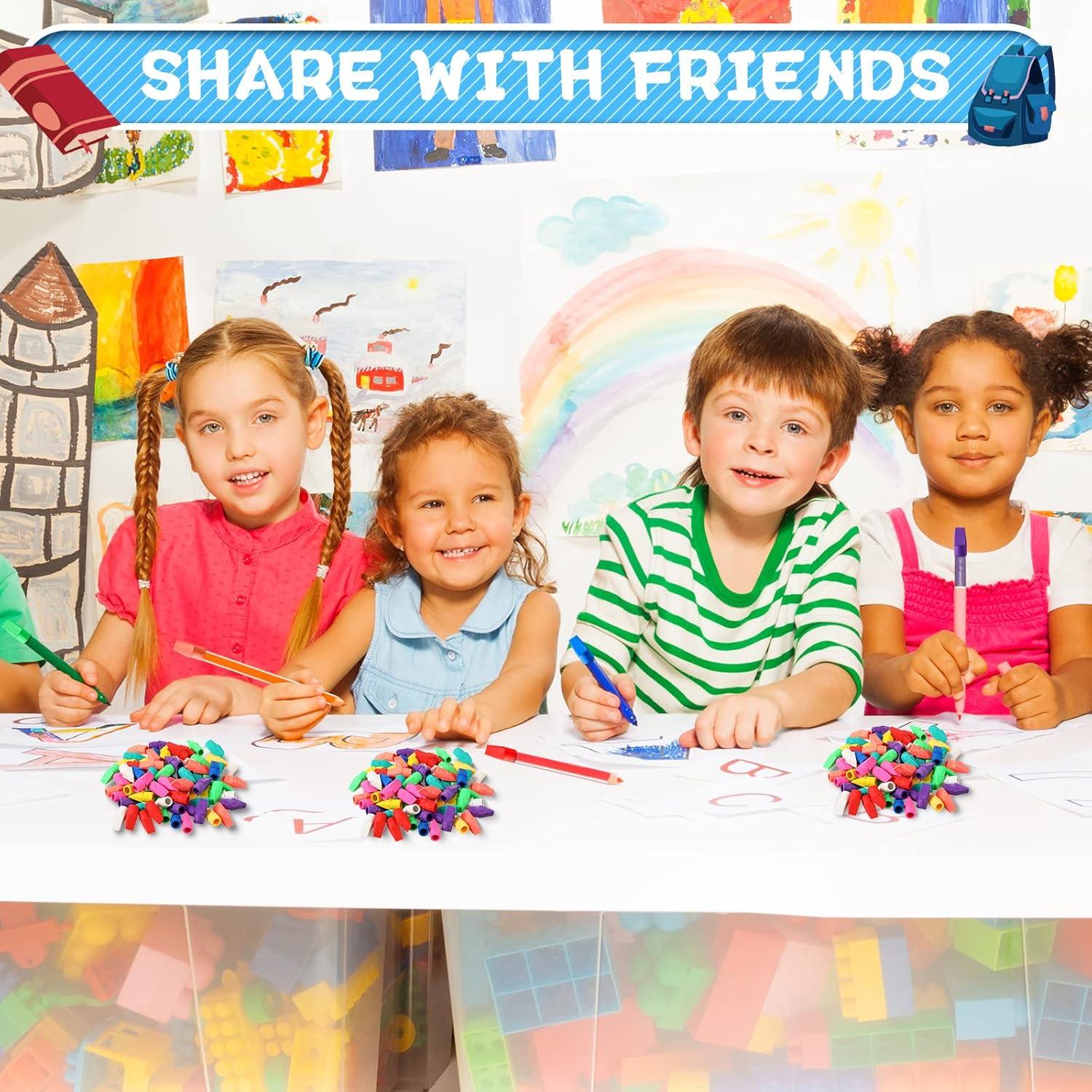 Borradores de Goma Crtiin 1000 Pcs Multicolor en Forma de Flecha