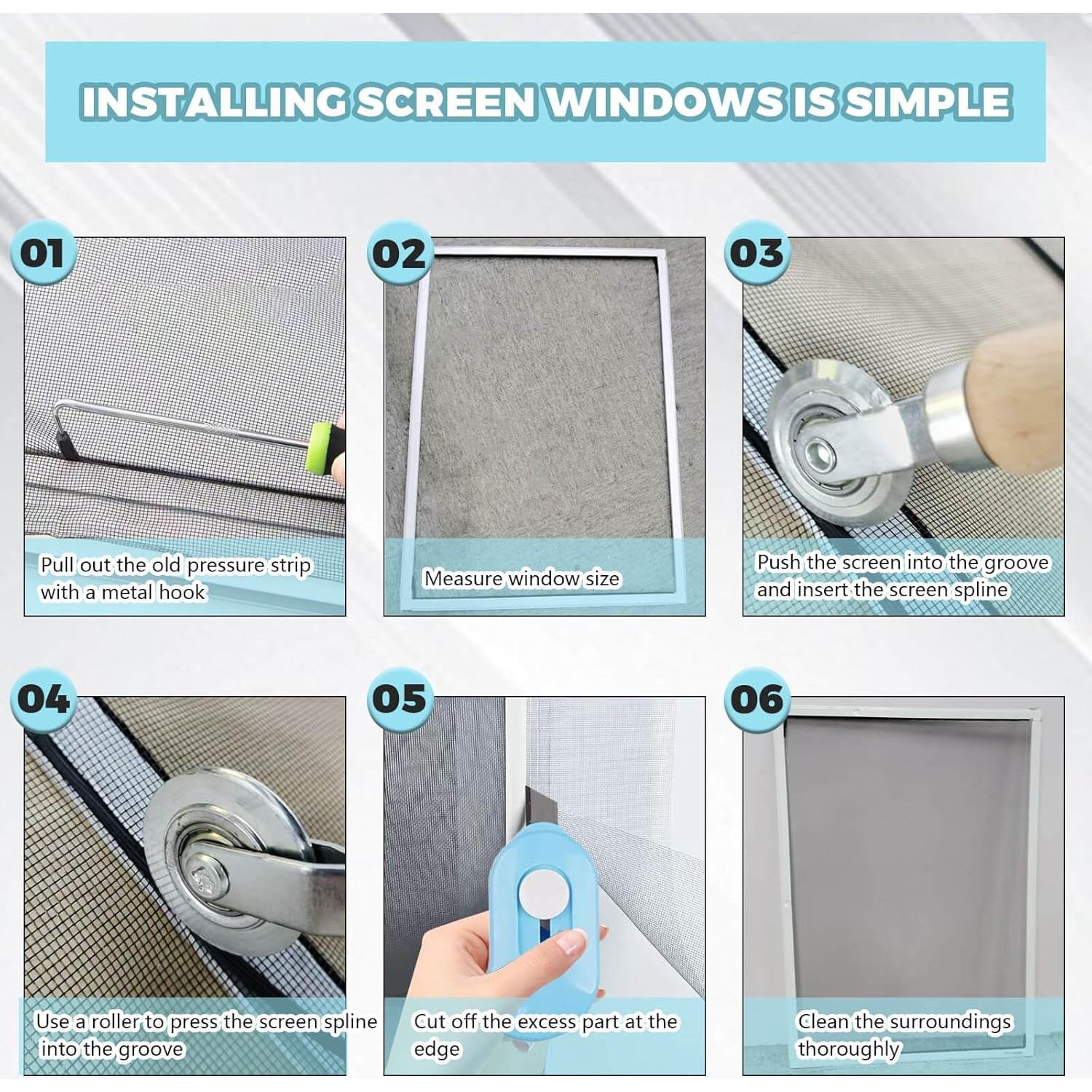 Kit de Reemplazo de Pantalla TOOLTRIZ 8 en 1 121,92x299,72 cm