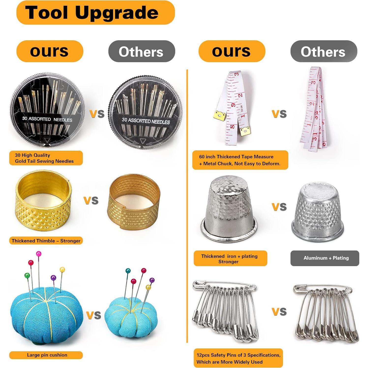 Kit de Costura Grande YUANHANG 251 Piezas Premium Portátil