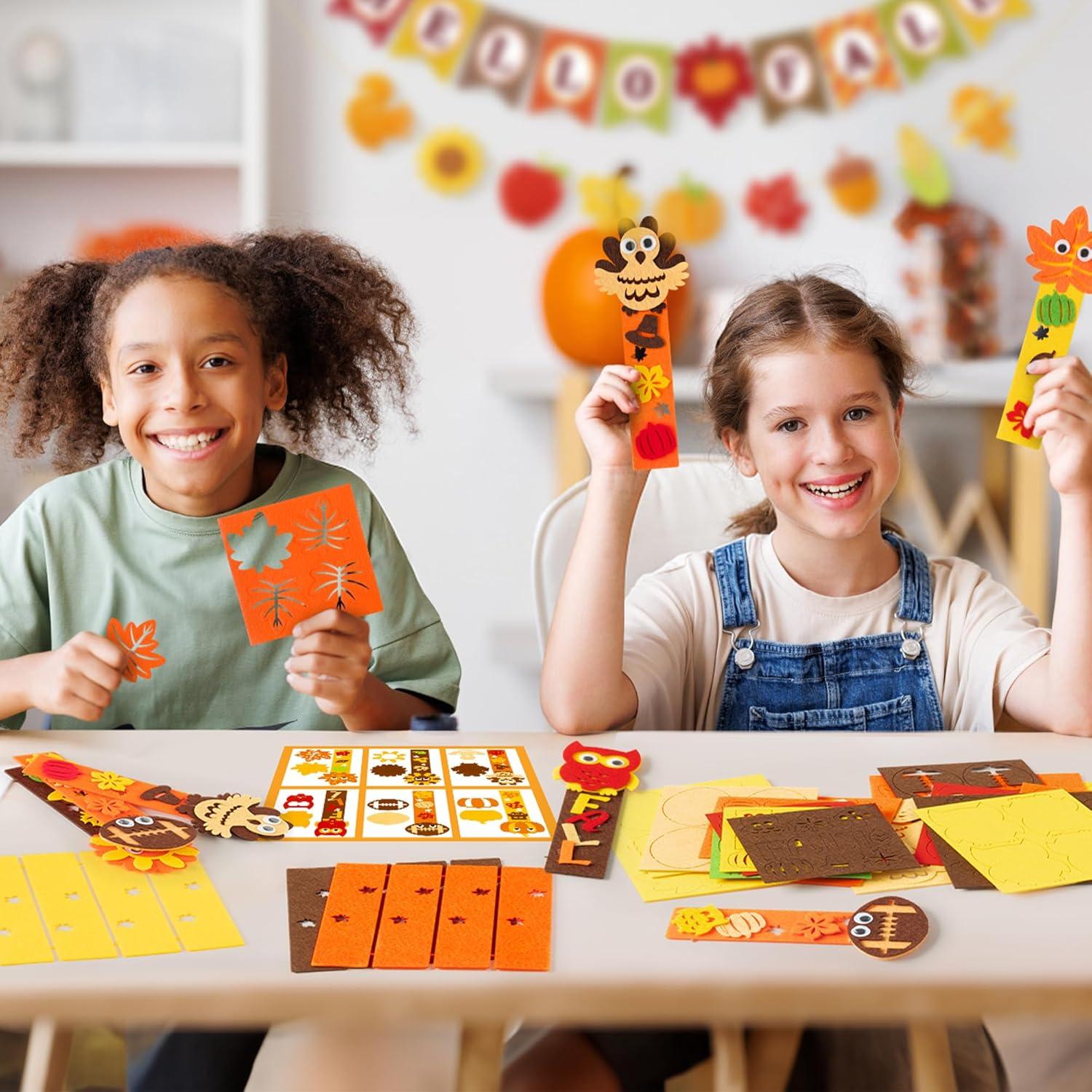 Kit de Manualidades de Marcadores de Otoño HubirdSall 24 Piezas