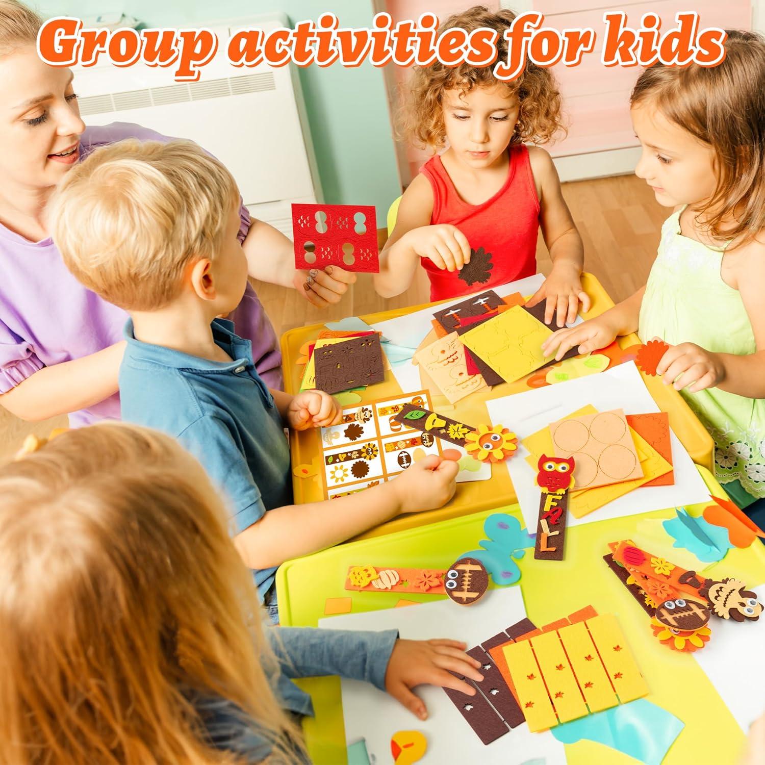 Kit de Manualidades de Marcadores de Otoño HubirdSall 24 Piezas