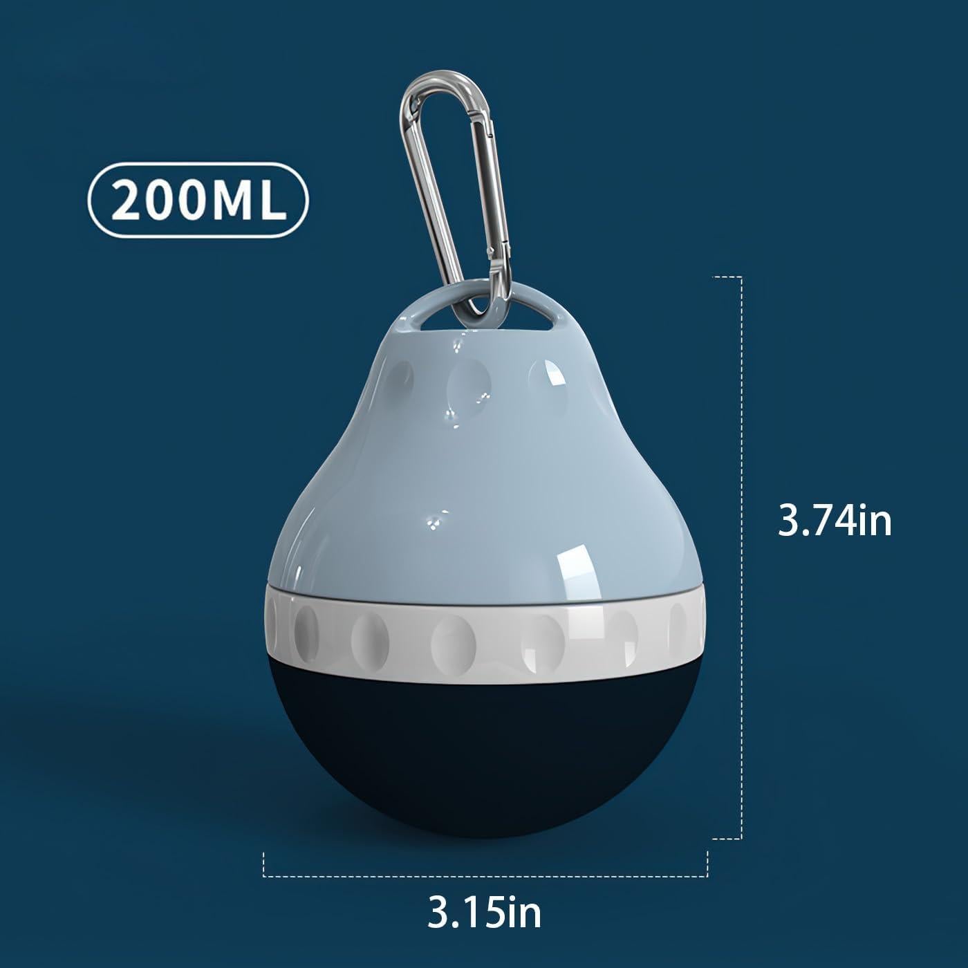 Botella de Agua para Perros Zazoot 200ml Plegable a Prueba de Fugas