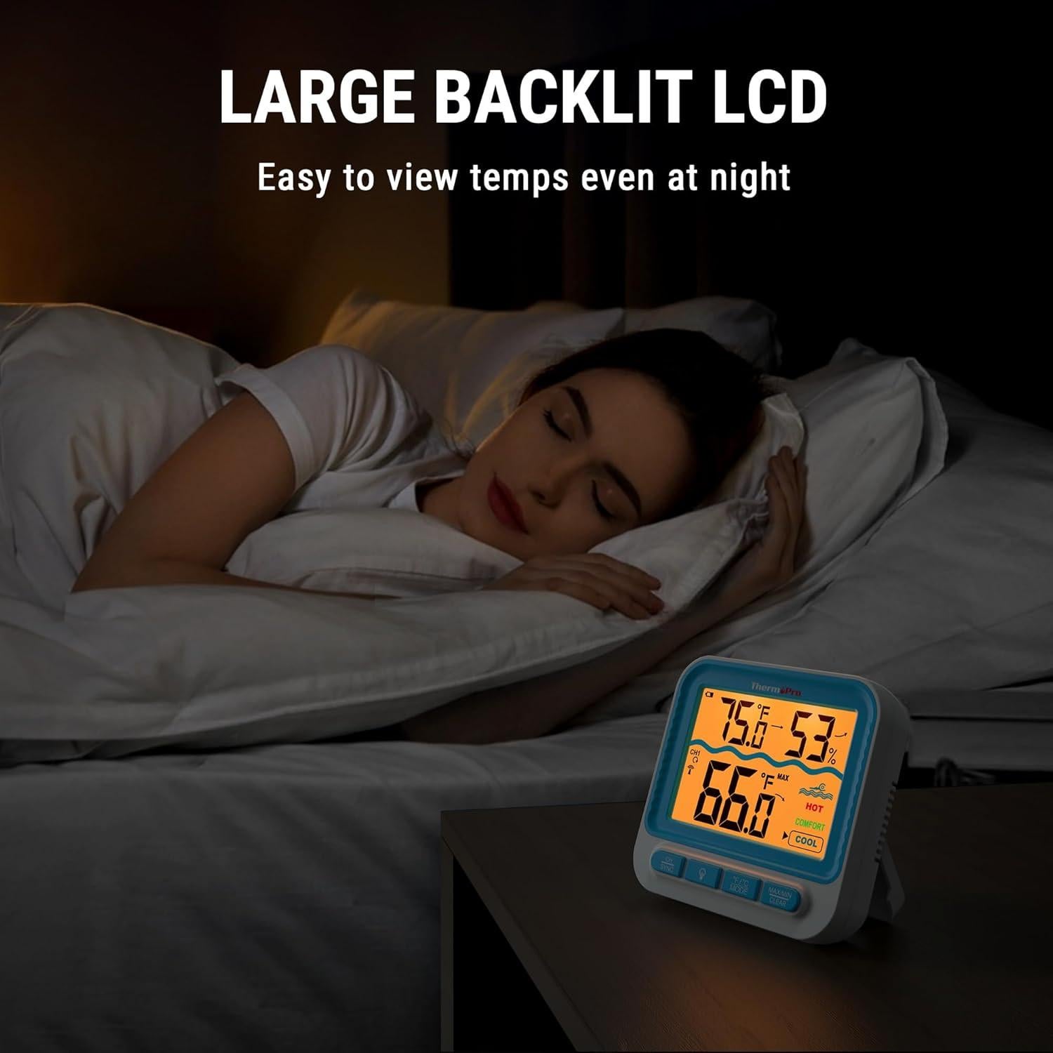 Termómetro Digital Flotante ThermoPro para Piscina 20 cm