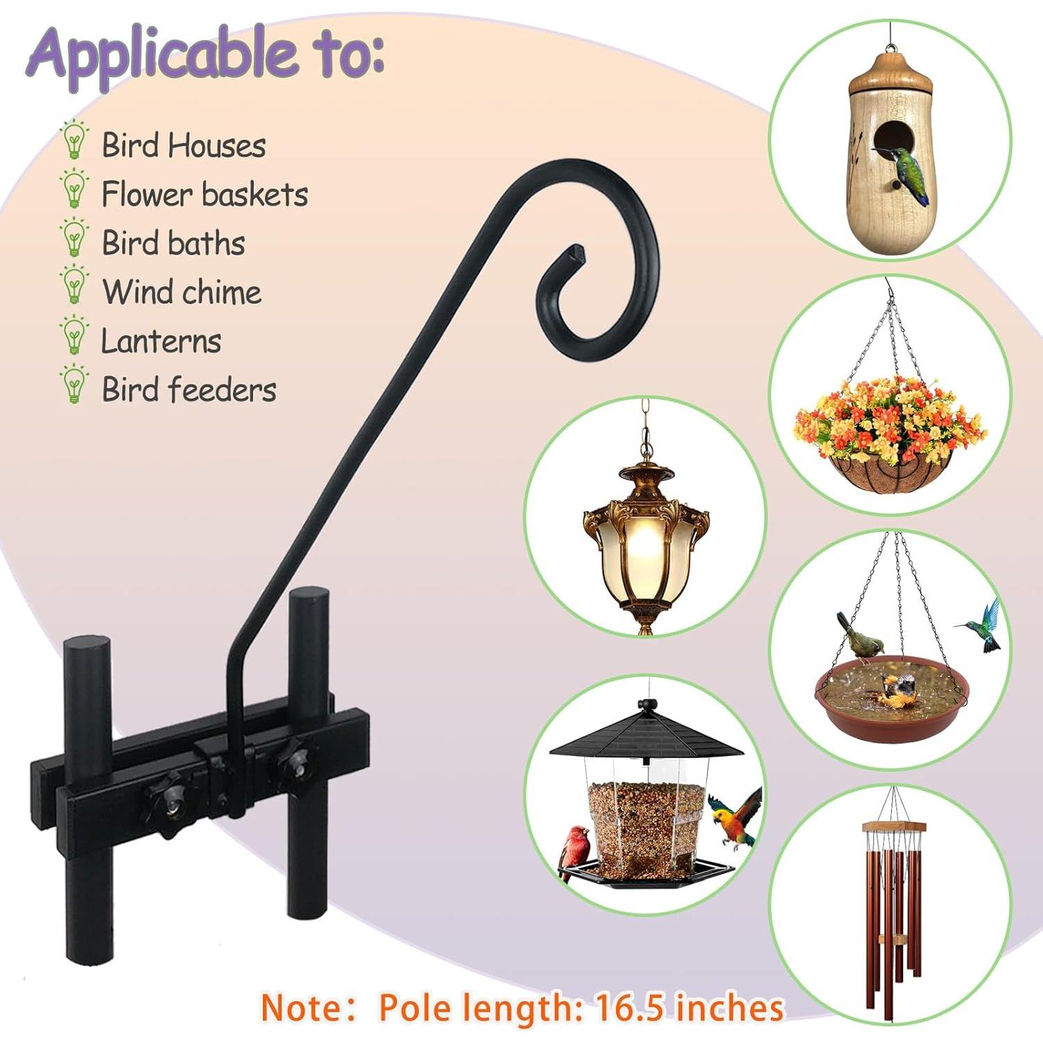 Gancho de Deck NEECONG para Colgar Cestas y Macetas - 15 lbs