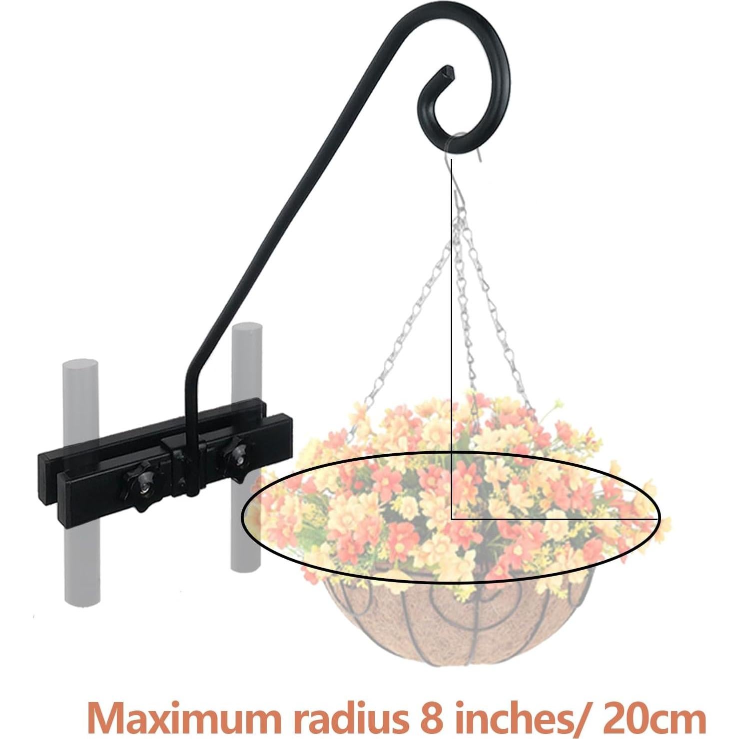 Gancho de Deck NEECONG para Colgar Cestas y Macetas - 15 lbs