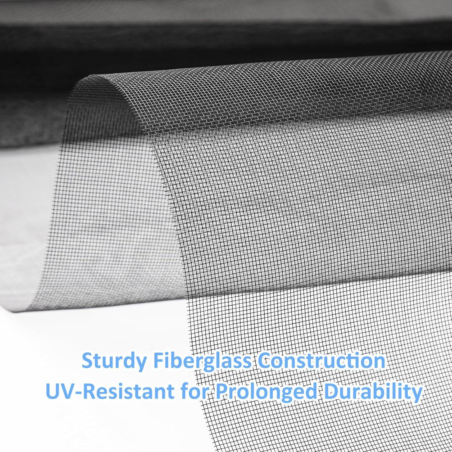 Malla de Pantalla de Ventana Amzjjle 121,92x259,08cm Negra