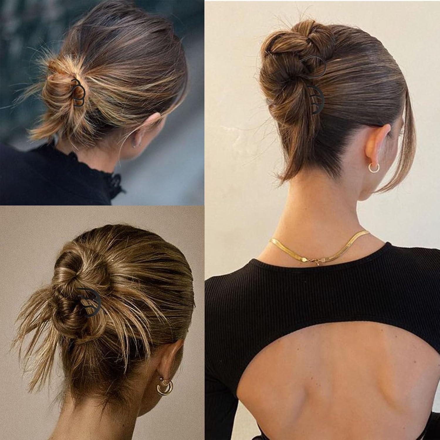 7 Peines Laterales de Metal LAPOHI para Peinados Elegantes