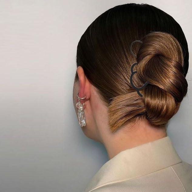 7 Peines Laterales de Metal LAPOHI para Peinados Elegantes