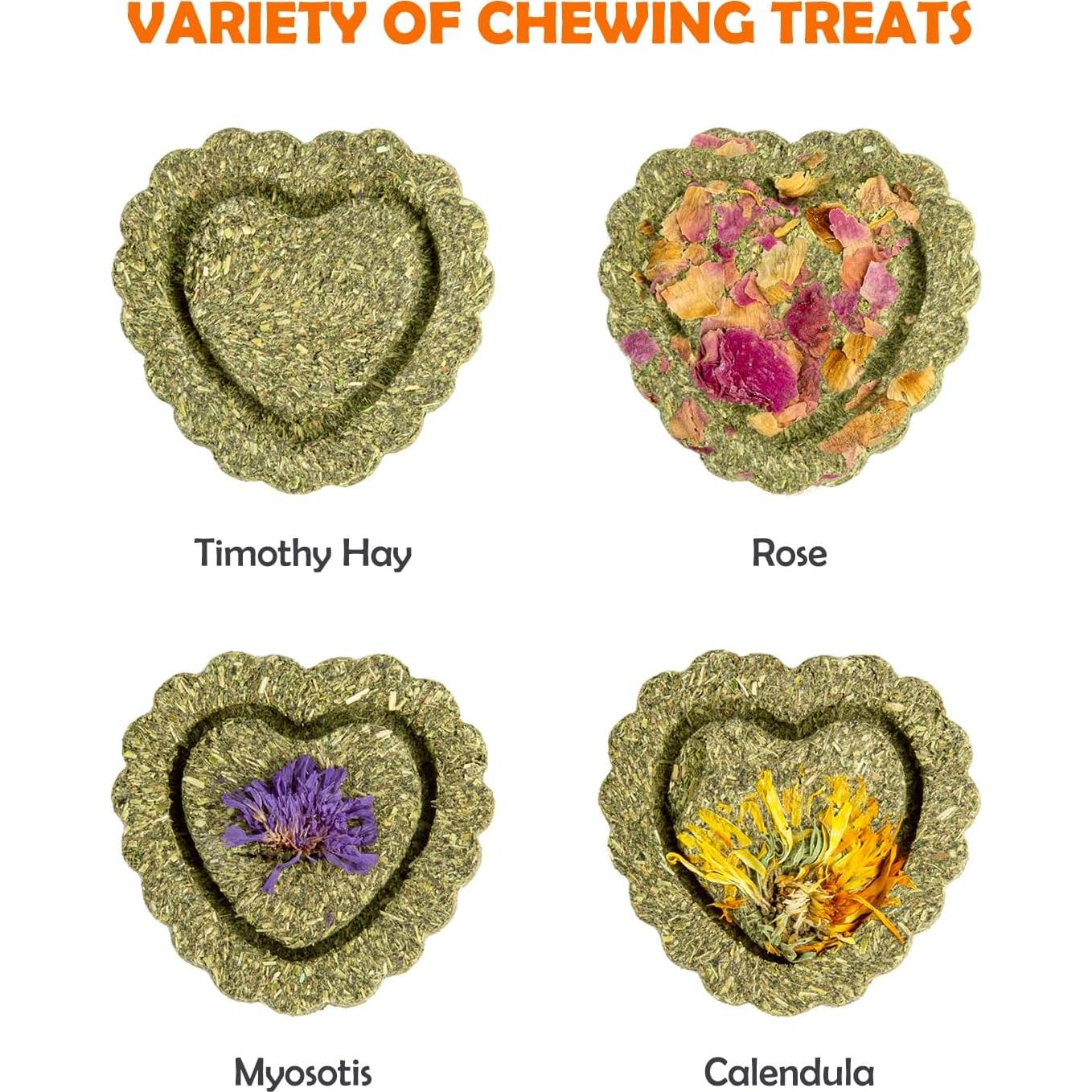 Golosinas de Heno Timothy Sofier 12 Piezas para Roedores