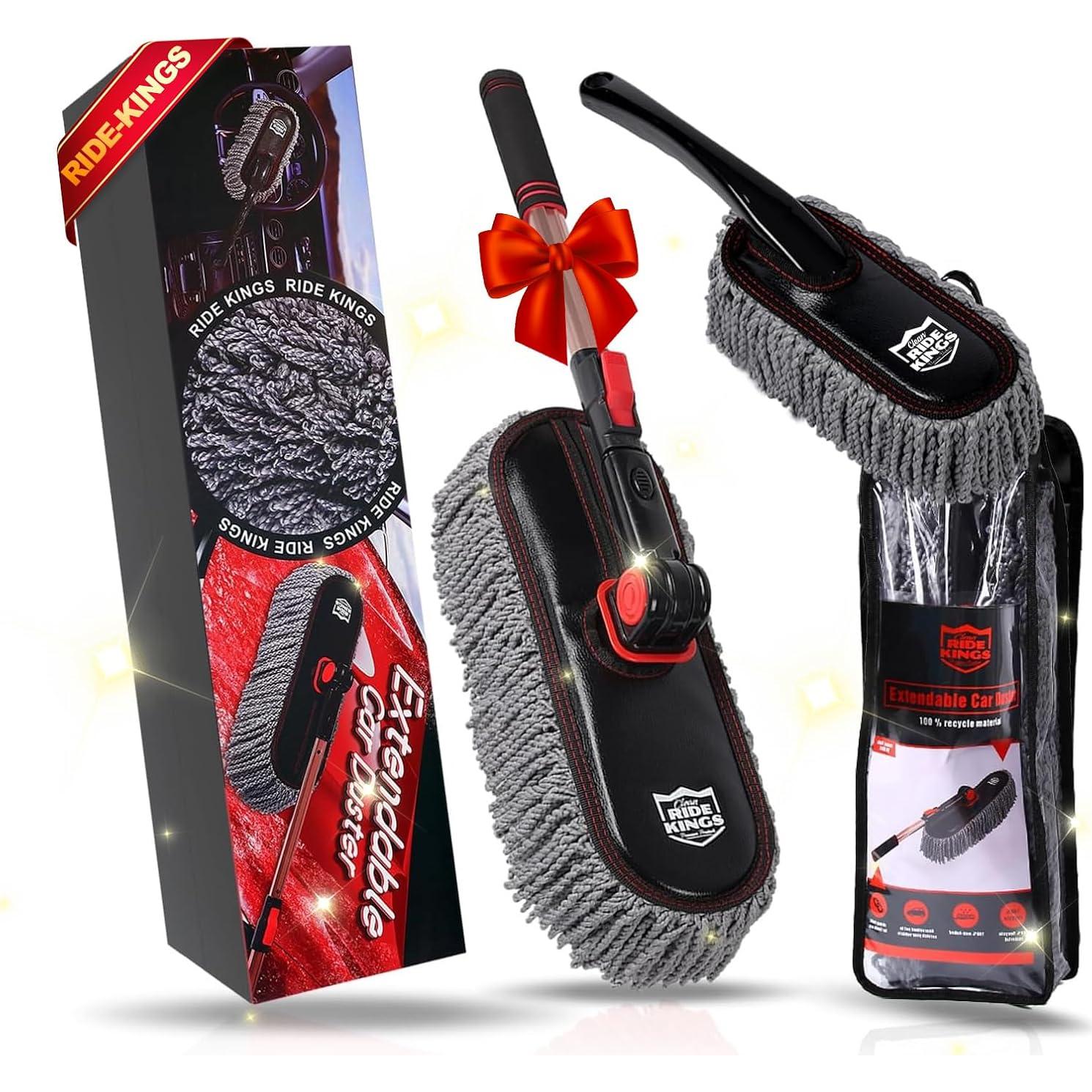 Juego de Limpiadores de Coche RIDE KINGS Microfibra Gris