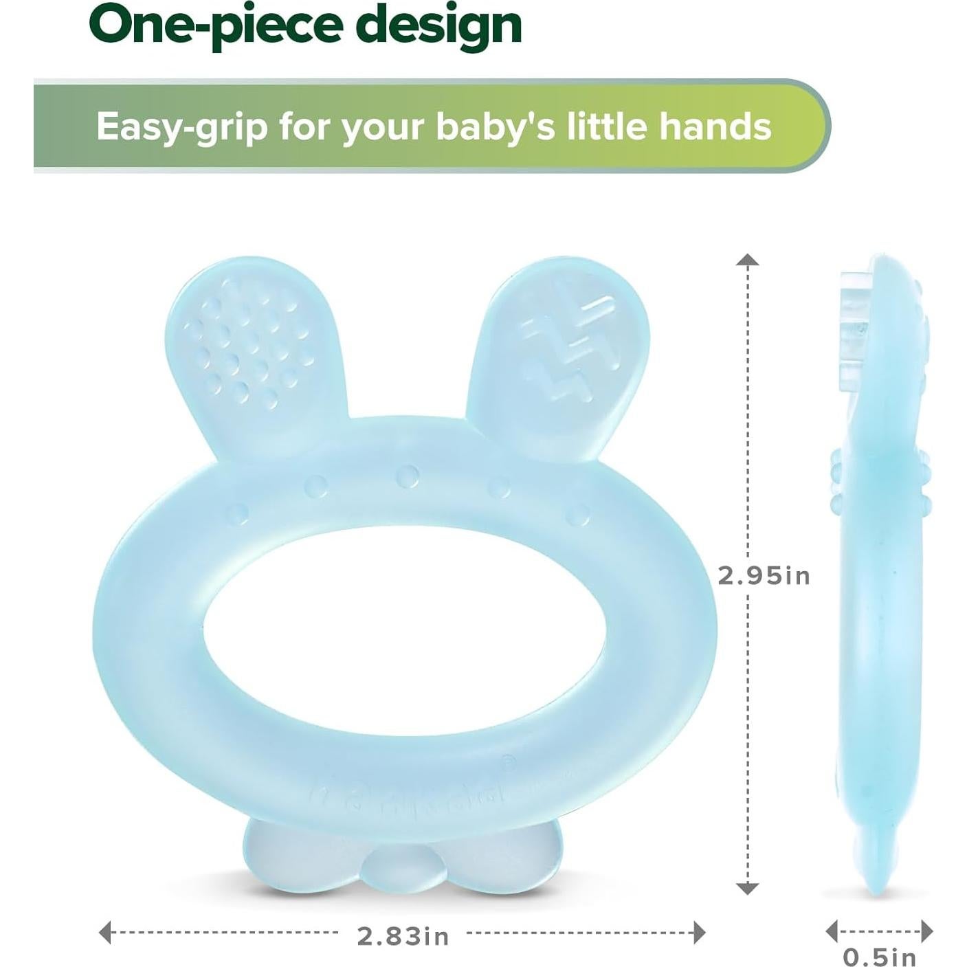 Chupete de Silicona Haakaa para Bebés 3-6 Meses Alivio Dentición