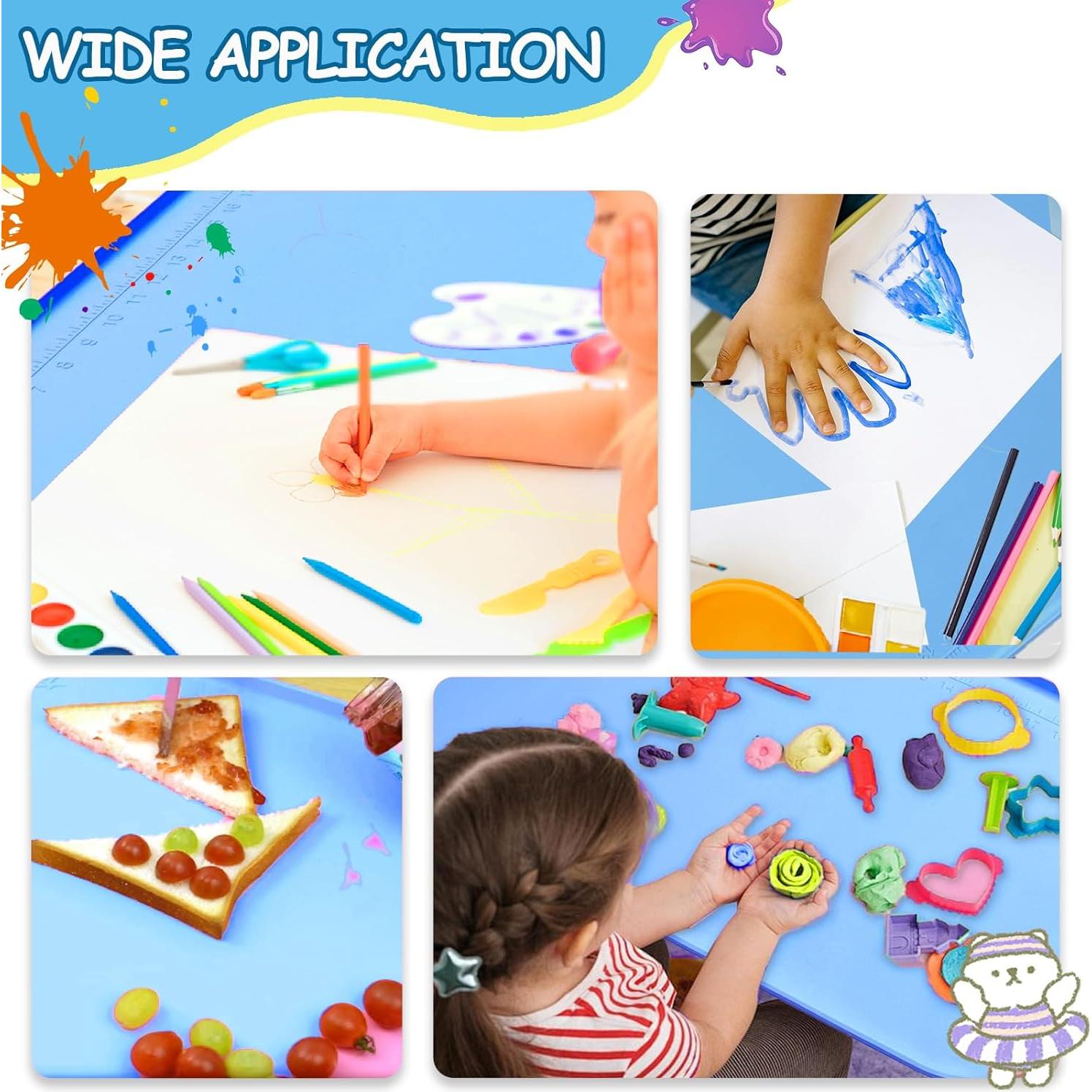 Estera de Pintura de Silicona Effidula 66x41cm Azul