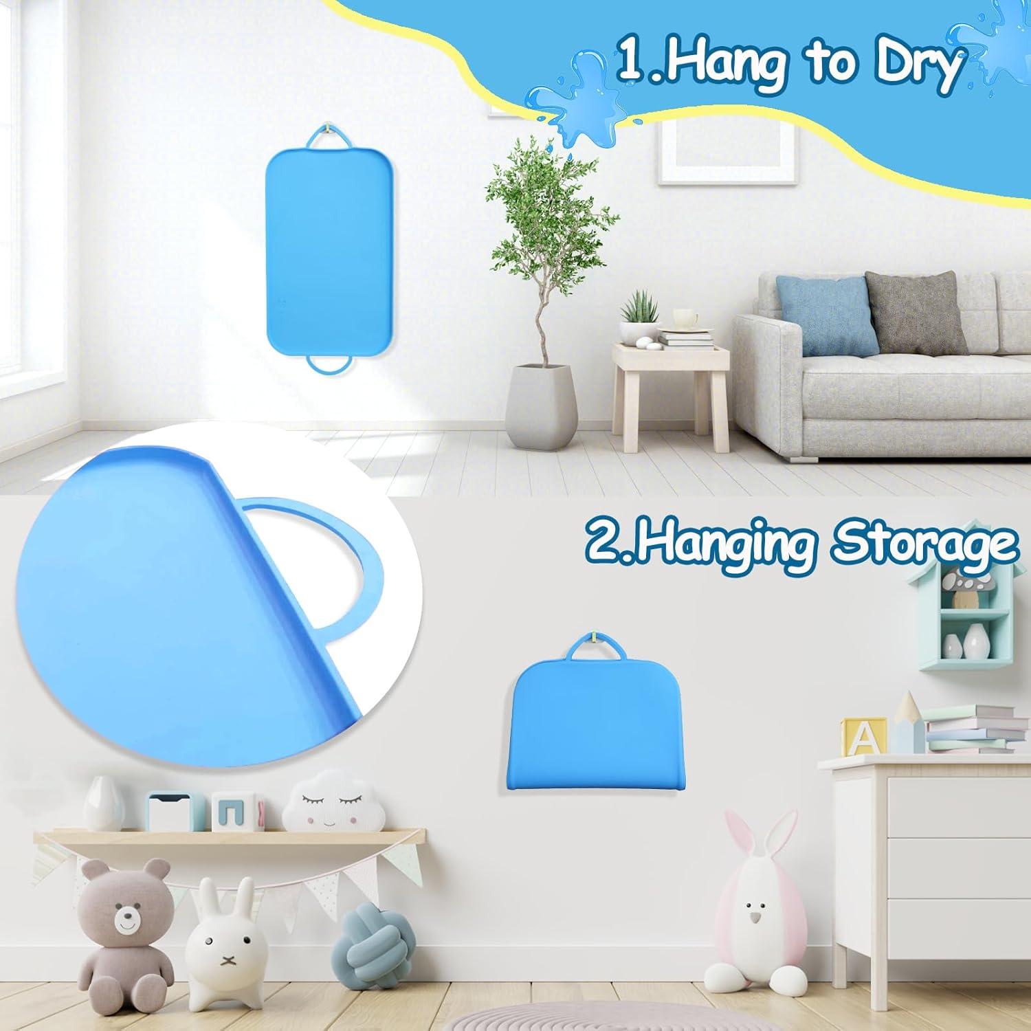 Estera de Pintura de Silicona Effidula 66x41cm Azul