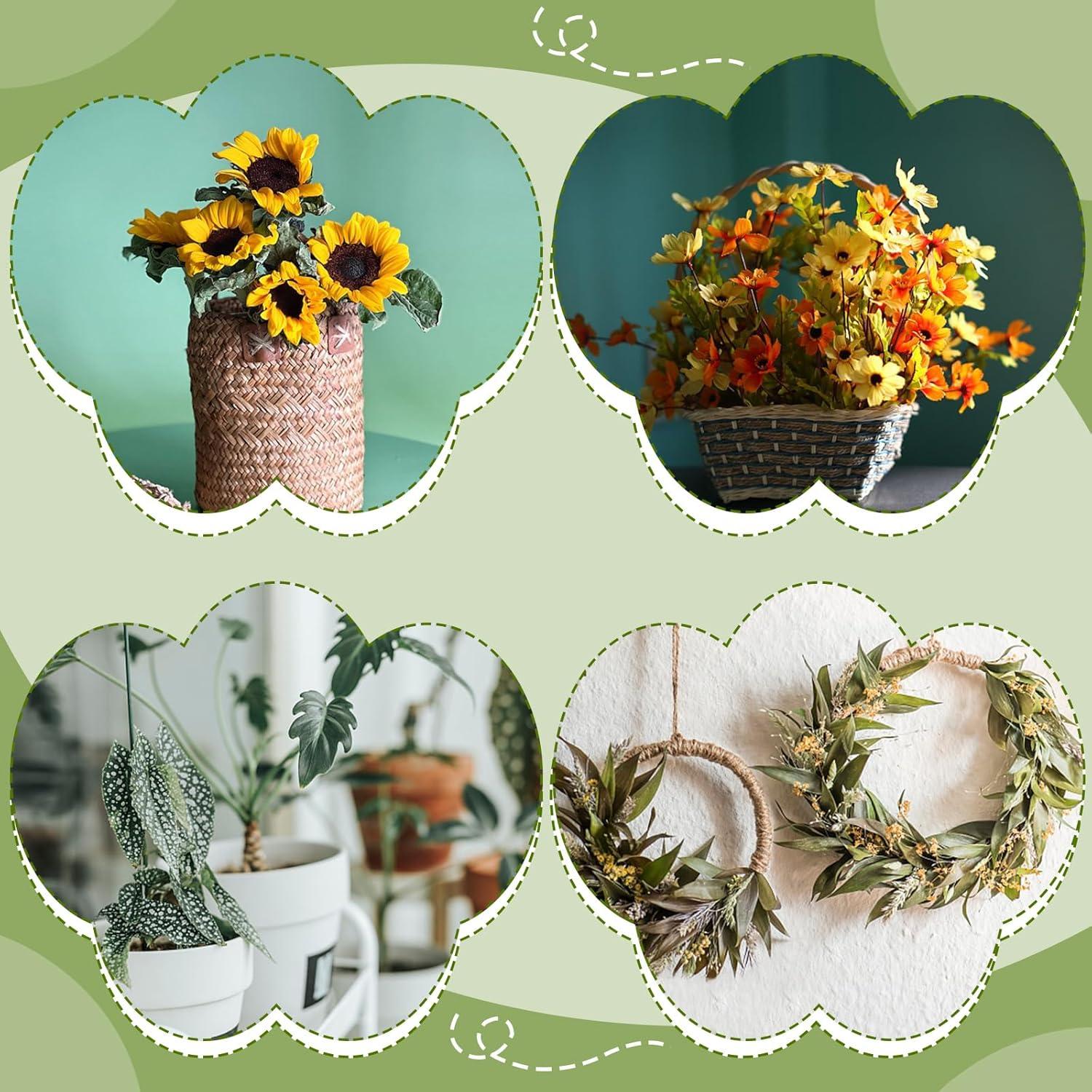 Paquete de 100 Alambres Florales Prudiut Verde 36 cm 1.2 mm