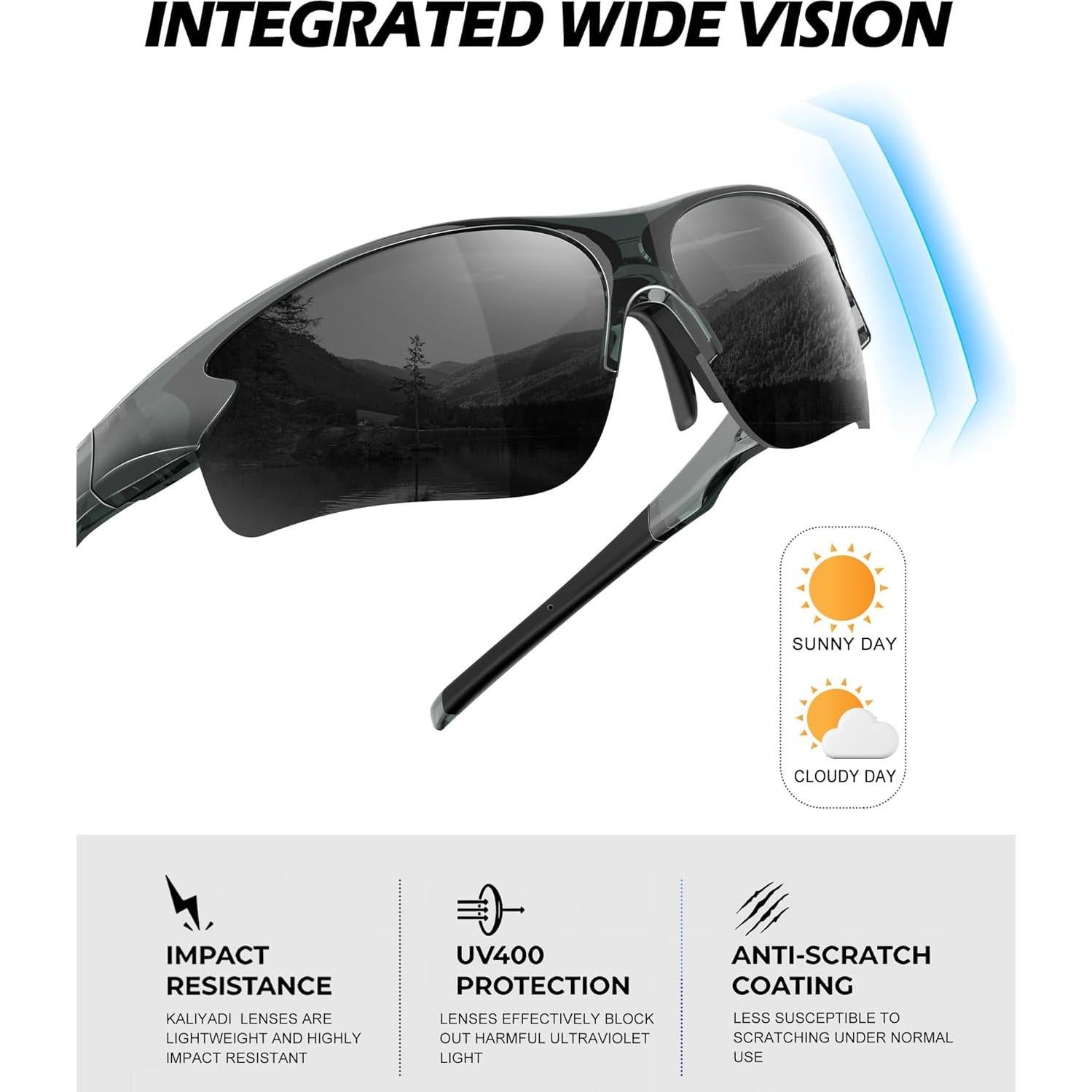 Gafas de sol deportivas polarizadas CIFOYA UV400 para hombre