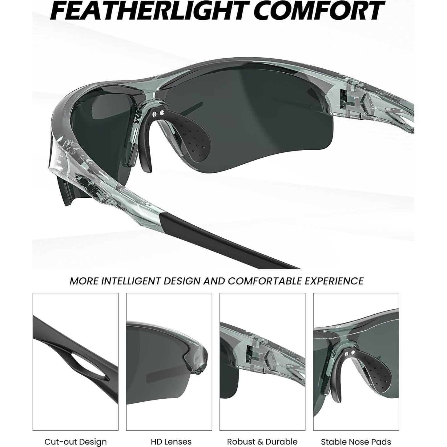 Gafas de sol deportivas polarizadas CIFOYA UV400 para hombre