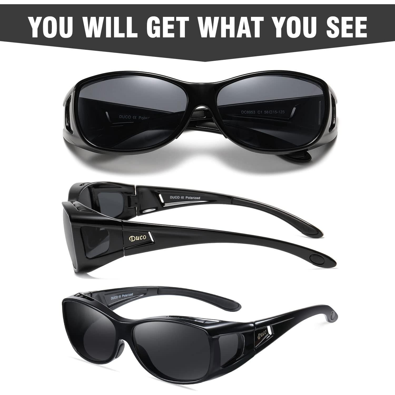 Gafas de Sol DUCO Polarizadas Fitover UV400 para Miopes