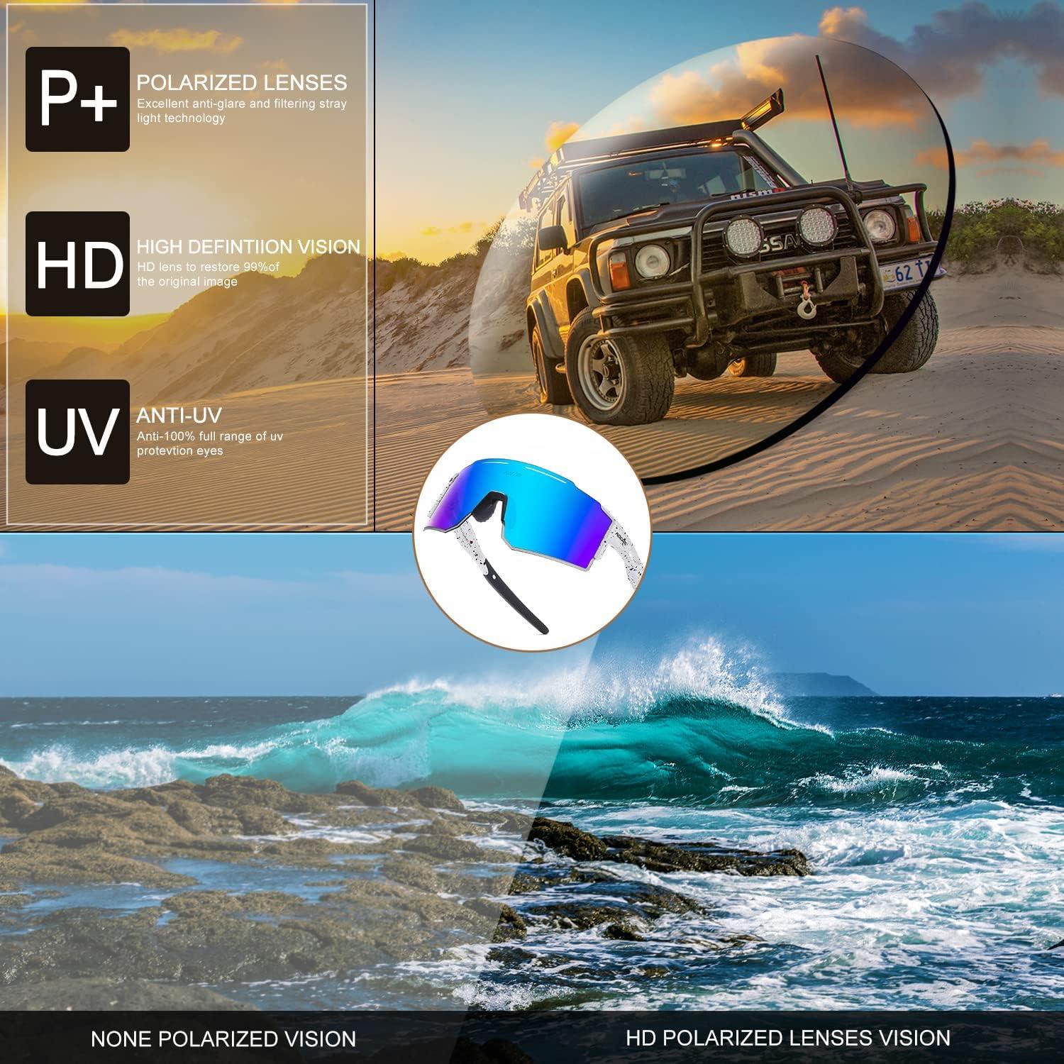 Gafas de sol deportivas polarizadas IKTOD C-01 UV400 unisex