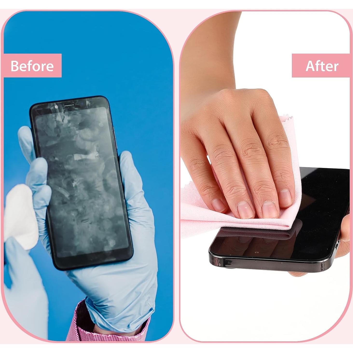 Set de 10 Paños de Microfibra Andibro para Limpiar Gafas