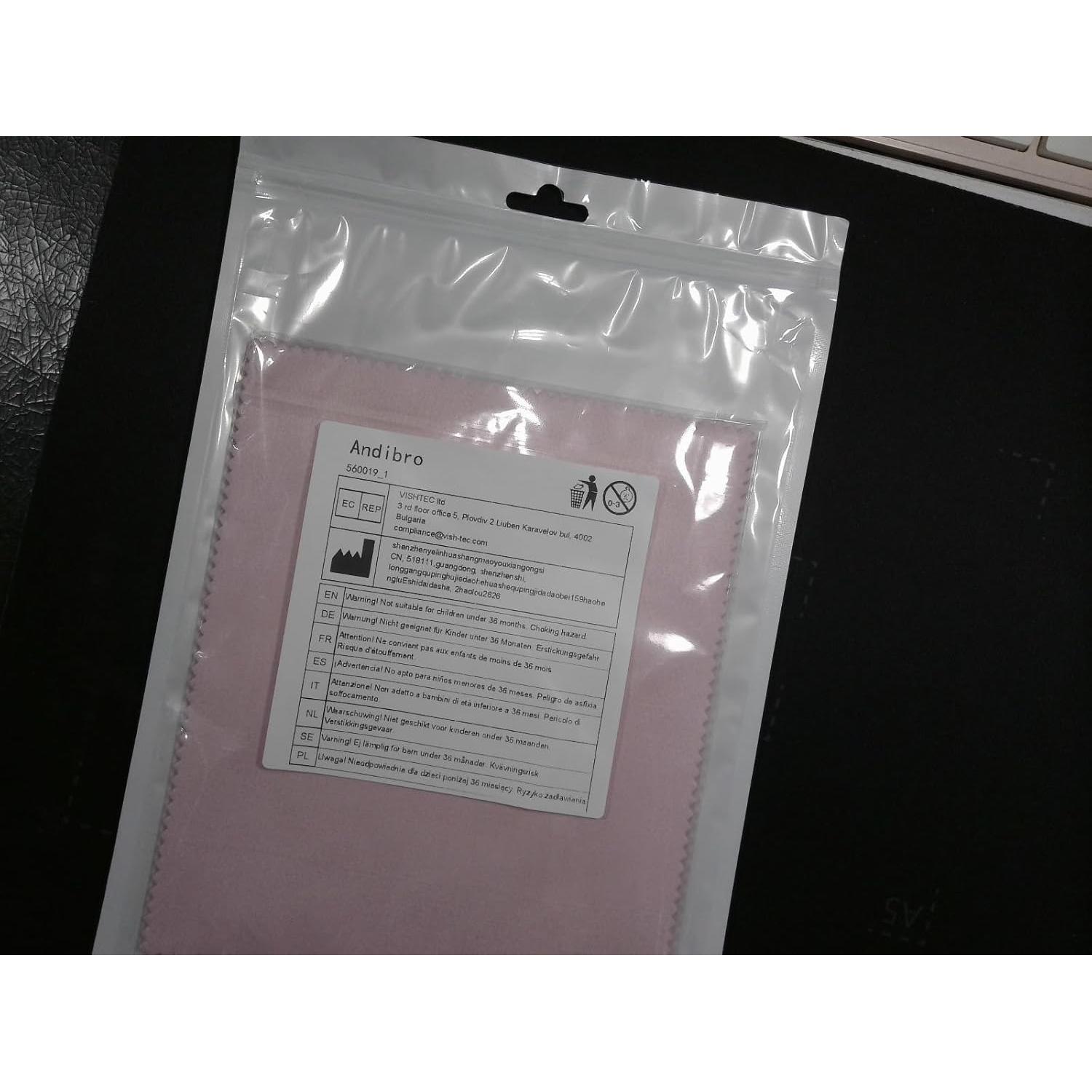 Set de 10 Paños de Microfibra Andibro para Limpiar Gafas