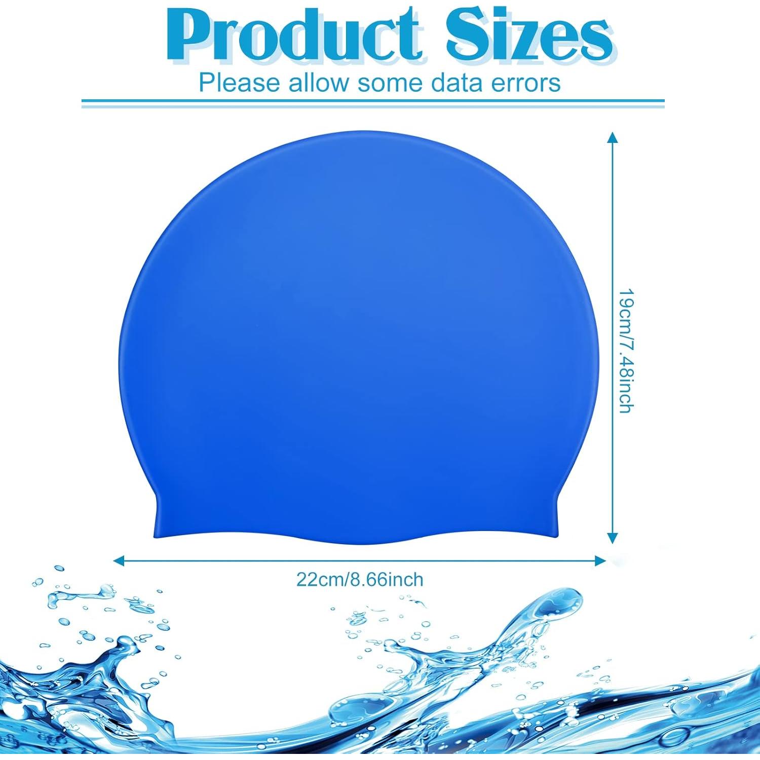 Gorras de Natación Zhanmai para Niños con Cabello Largo - Silicona