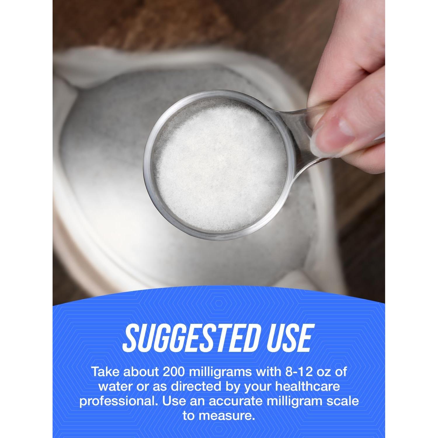 Polvo de Orotato de Zinc BulkSupplements 500g - Suplemento Inmunológico