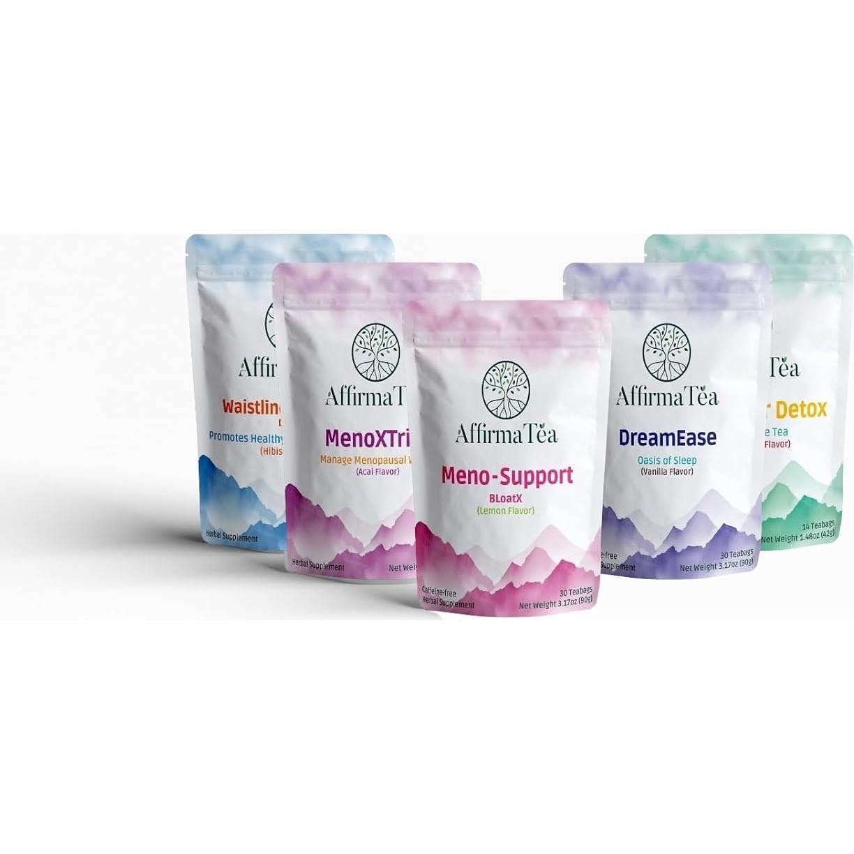 Té Alivio Menopausia AffirmaTea BloatX 30 Bolsitas Sabor Manzana Canela