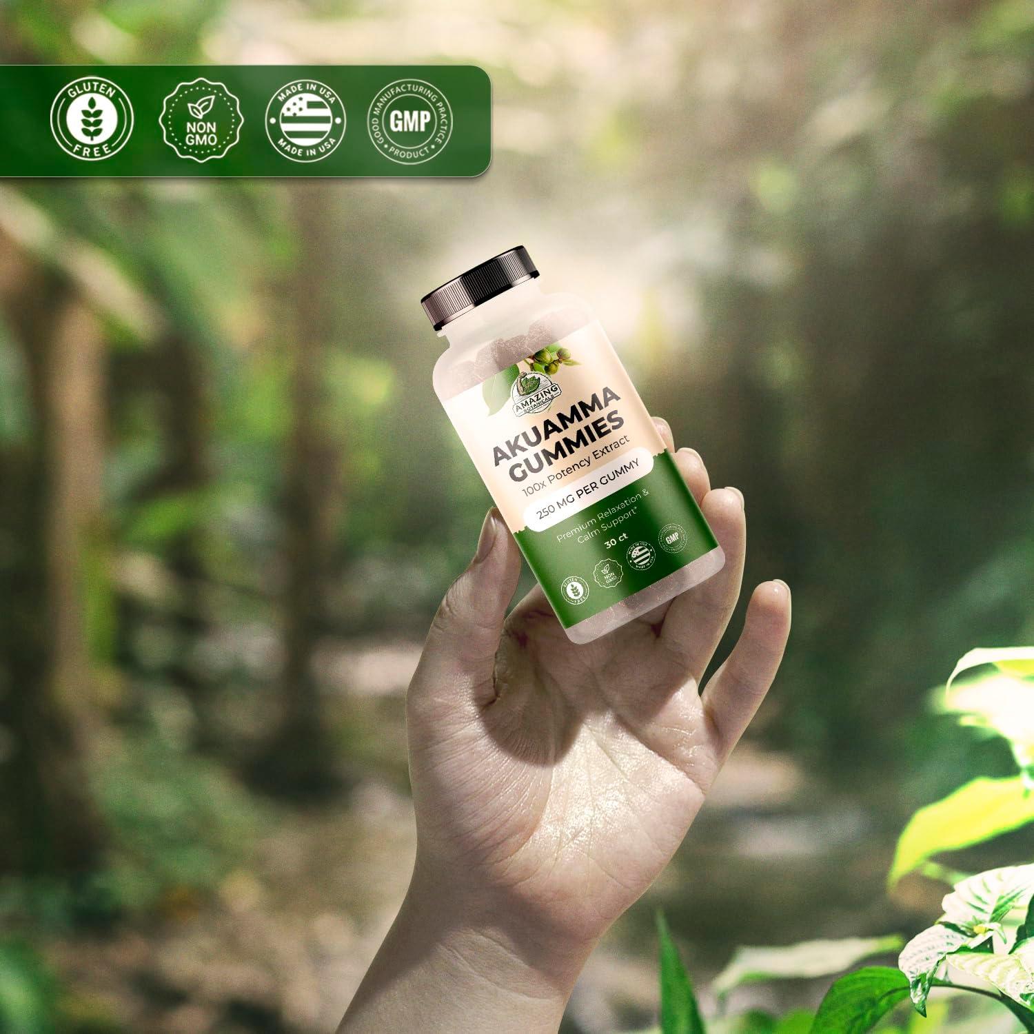 Gomitas de Akuamma Amazing Botanicals 250MG 30 unidades