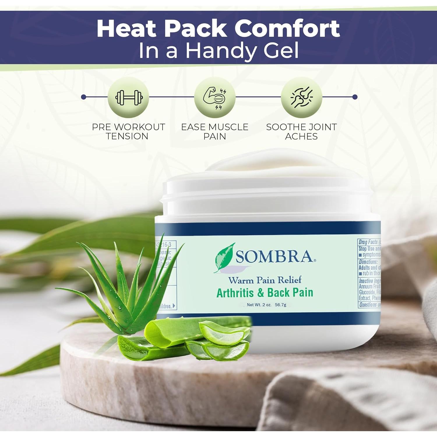 Gel Alivio Térmico Sombra 56.7g - Artritis y Dolor Muscular