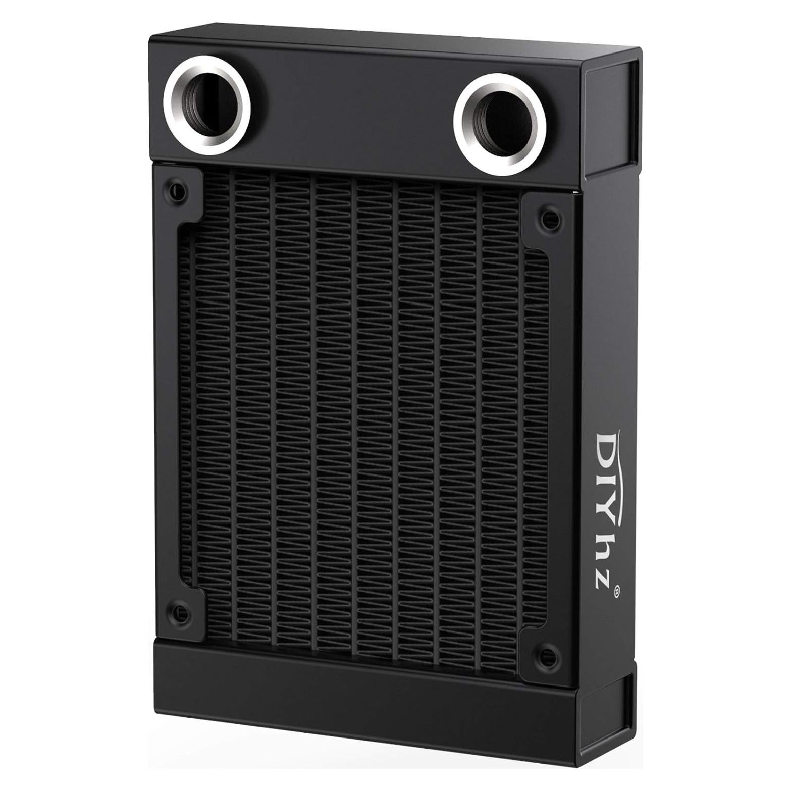 Radiador de Refrigeración por Agua DIYhz 80mm Aluminio Negro