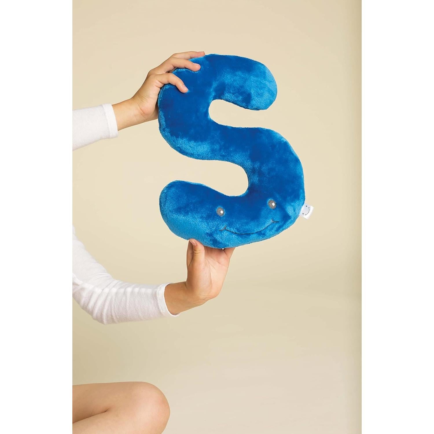 Carta de Peluche Educativa Grande S - Alphapals Azul 27.94 cm