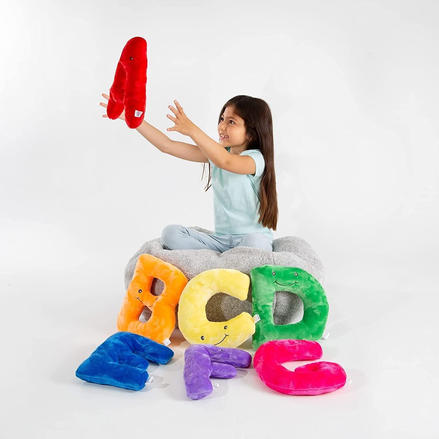 Carta de Peluche Educativa Grande S - Alphapals Azul 27.94 cm