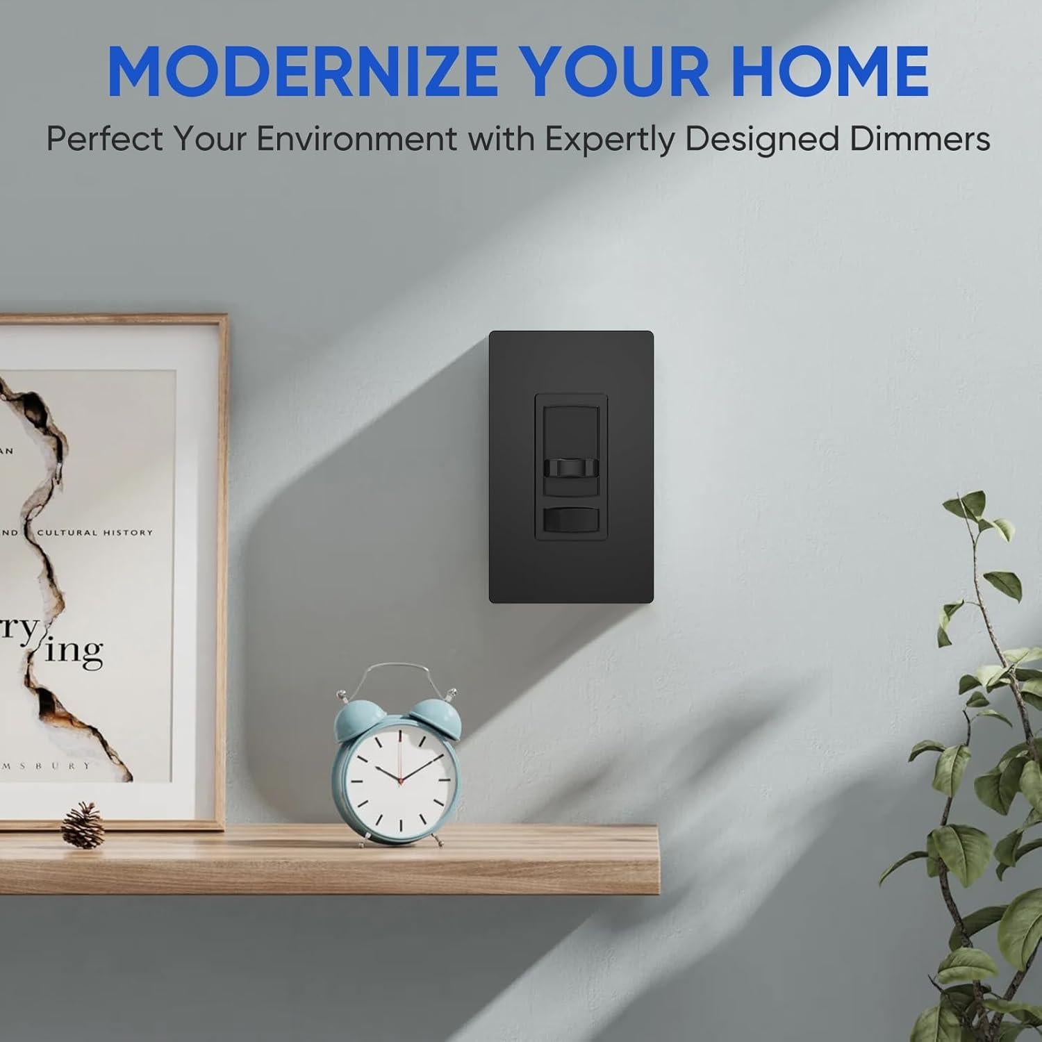 Interruptor Regulable Junlit para Luces LED y Halógenas 300W