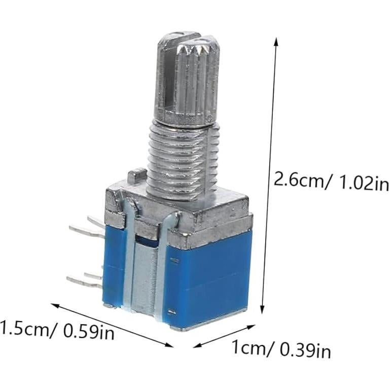 Codificador Rotativo Cabilock 5pcs Eje Metal 2.59cm para Audio