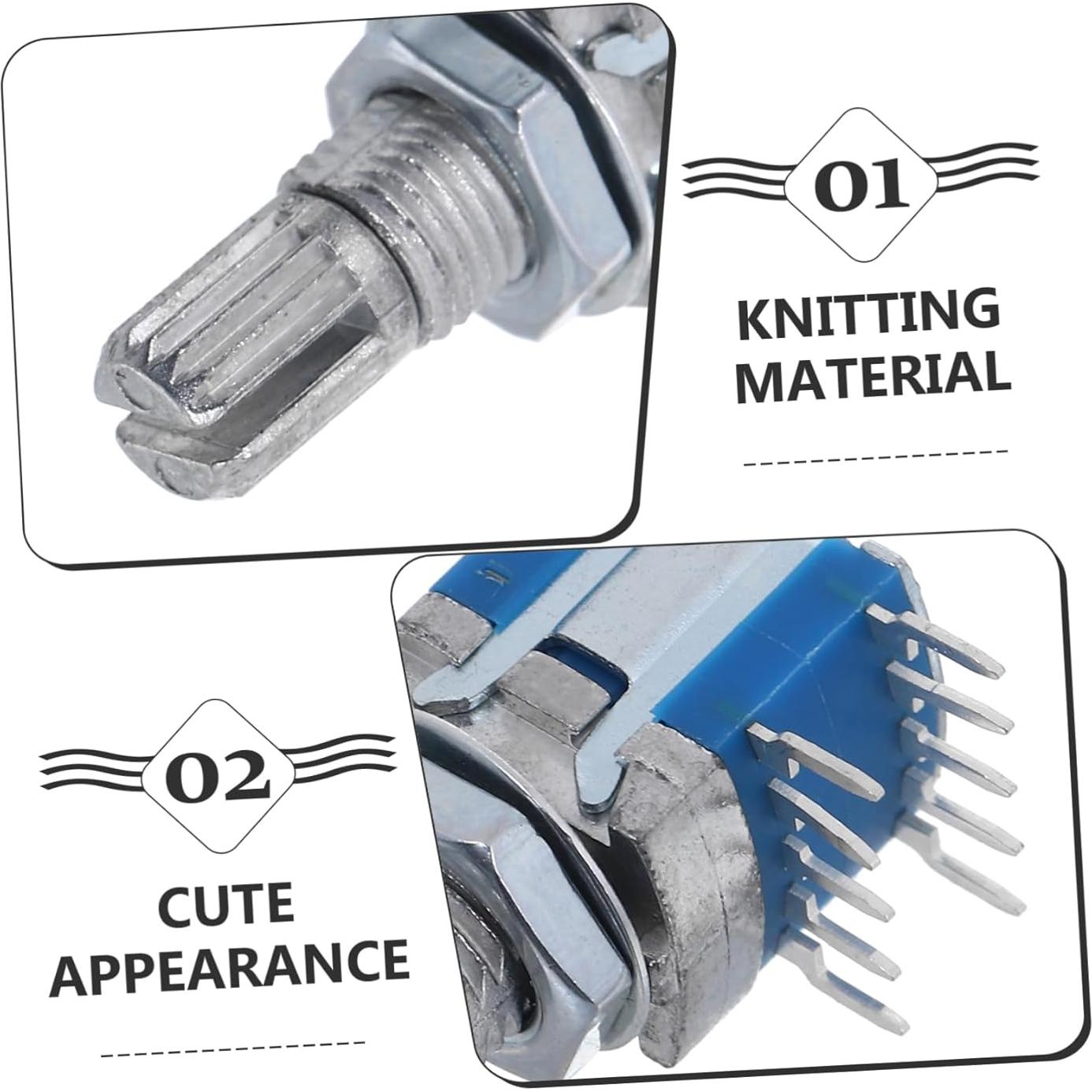 Codificador Rotativo Cabilock 5pcs Eje Metal 2.59cm para Audio